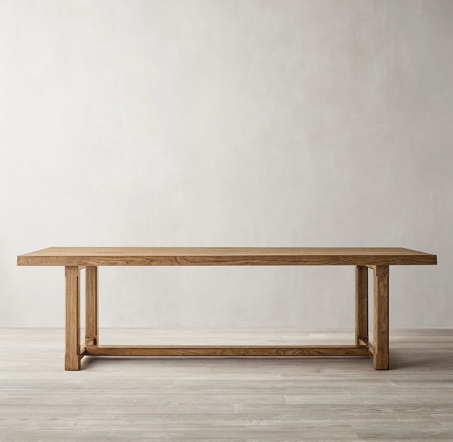 European Designer Extension Dining Table – Solid Oak Rectangular Statement Piece