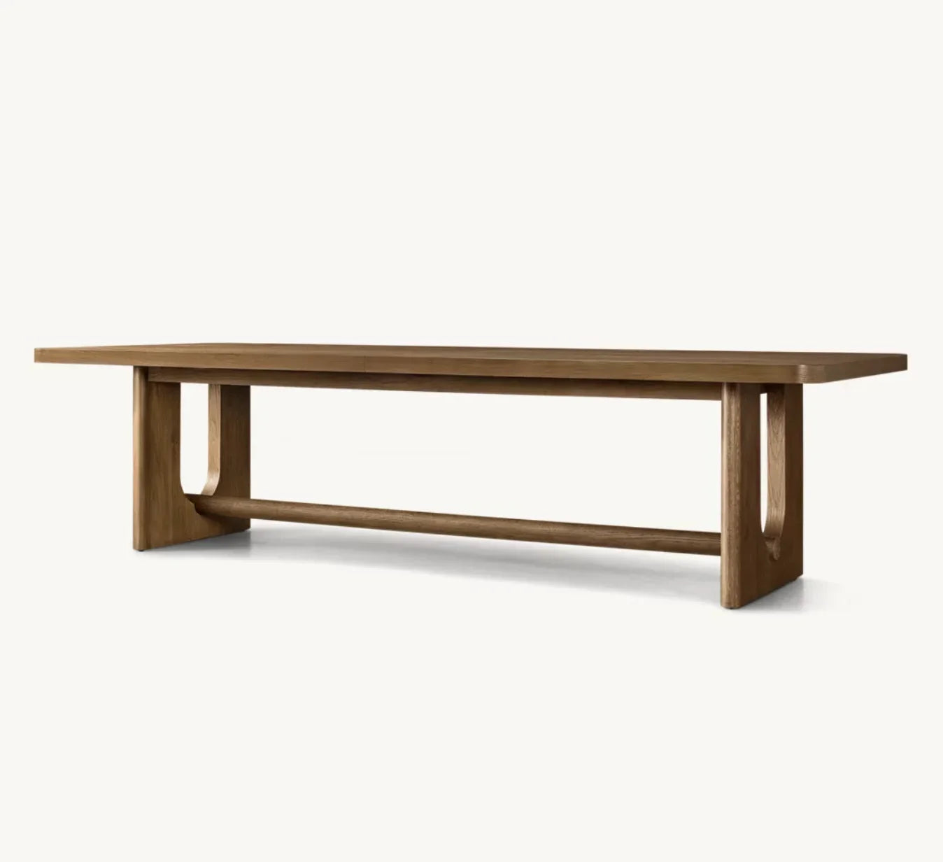 Contemporary French Design Luxury Dining Table – Solid Oak Rectangular Statement Piece