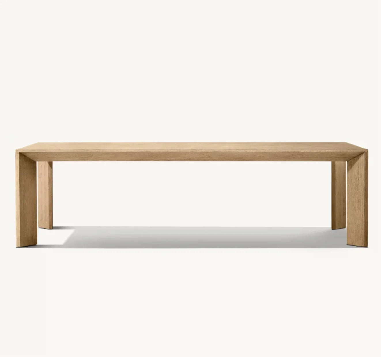 Arles Rectangular Dining Table – European Solid Timber Contemporary Statement Piece