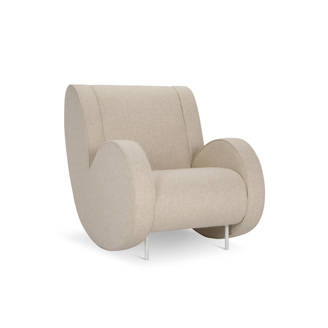 Luxury ATA Armchair Modern Italian Style for Villa