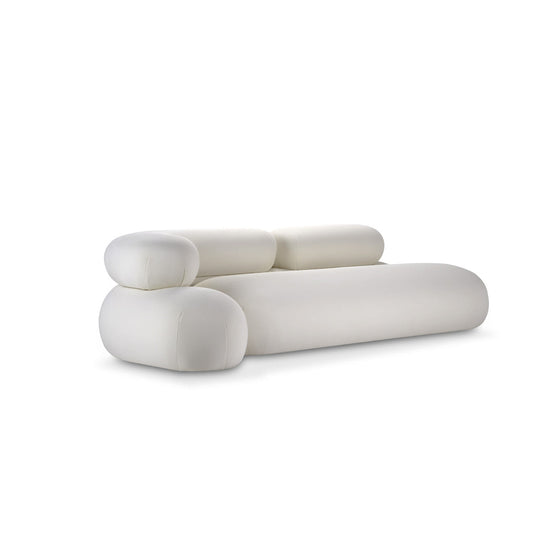 Modular Sofa Nefelibata 2.2 – Italian Designer Fabric & Wood Adrenalina Piece