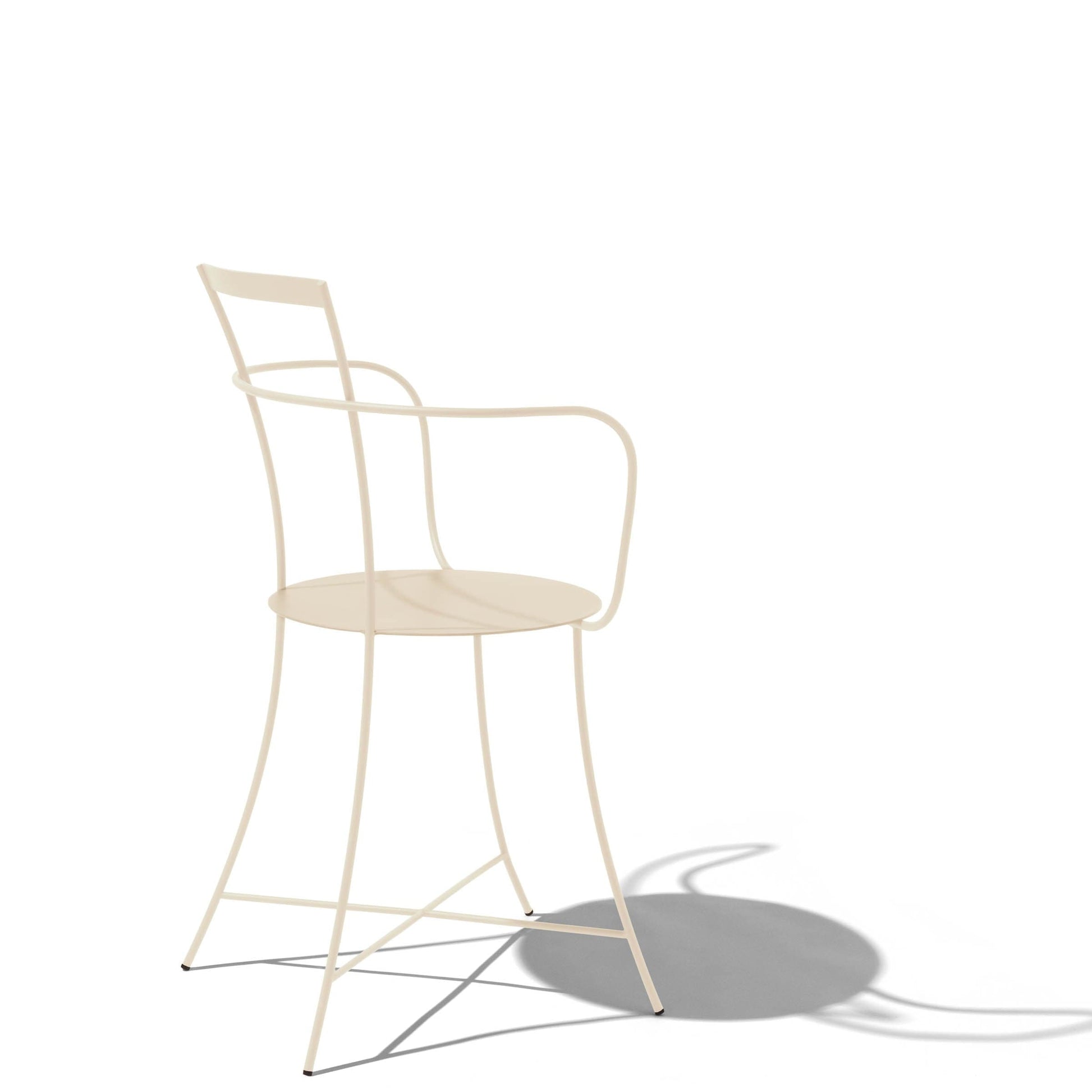 IRMA Stackable Steel Chair by Mario Scairato – Italian Designer Outdoor Seating