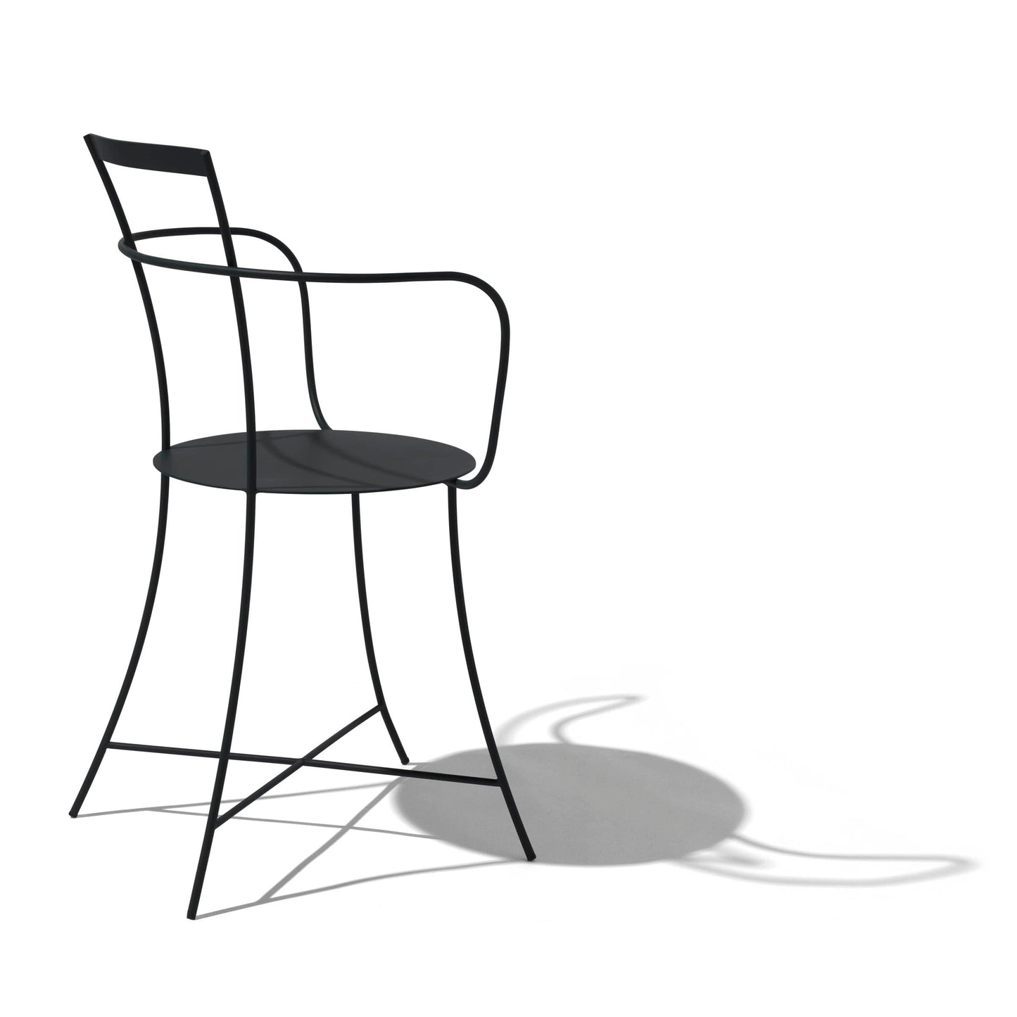 IRMA Stackable Steel Chair by Mario Scairato – Italian Designer Outdoor Seating