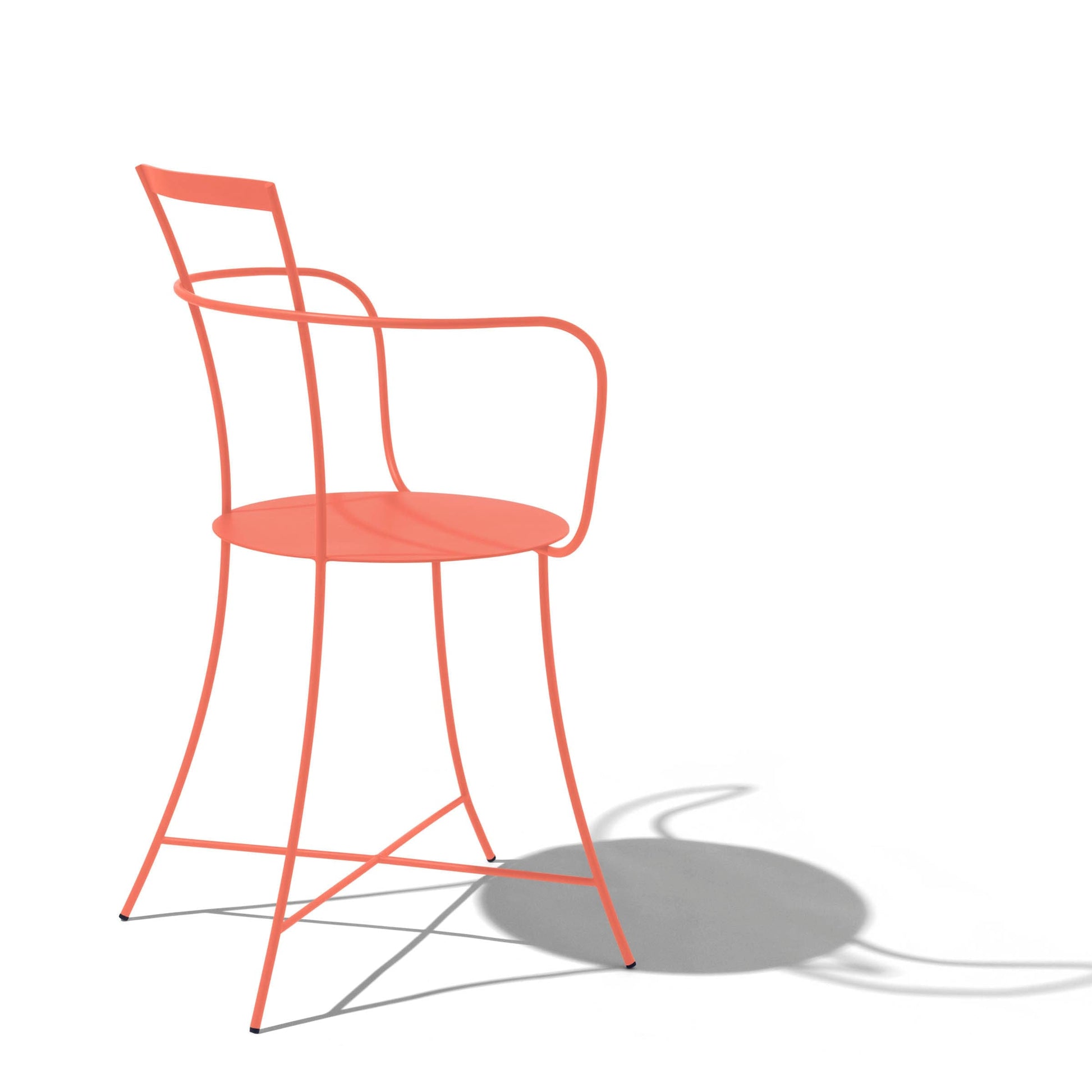 IRMA Stackable Steel Chair by Mario Scairato – Italian Designer Outdoor Seating