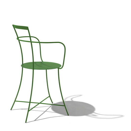 Luxury Stackable Steel Dining Chair Modern Italian Style for Villa