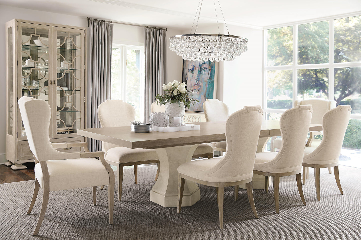 Luxury Santa Barbara Dining Table Modern Italian Style for Villa