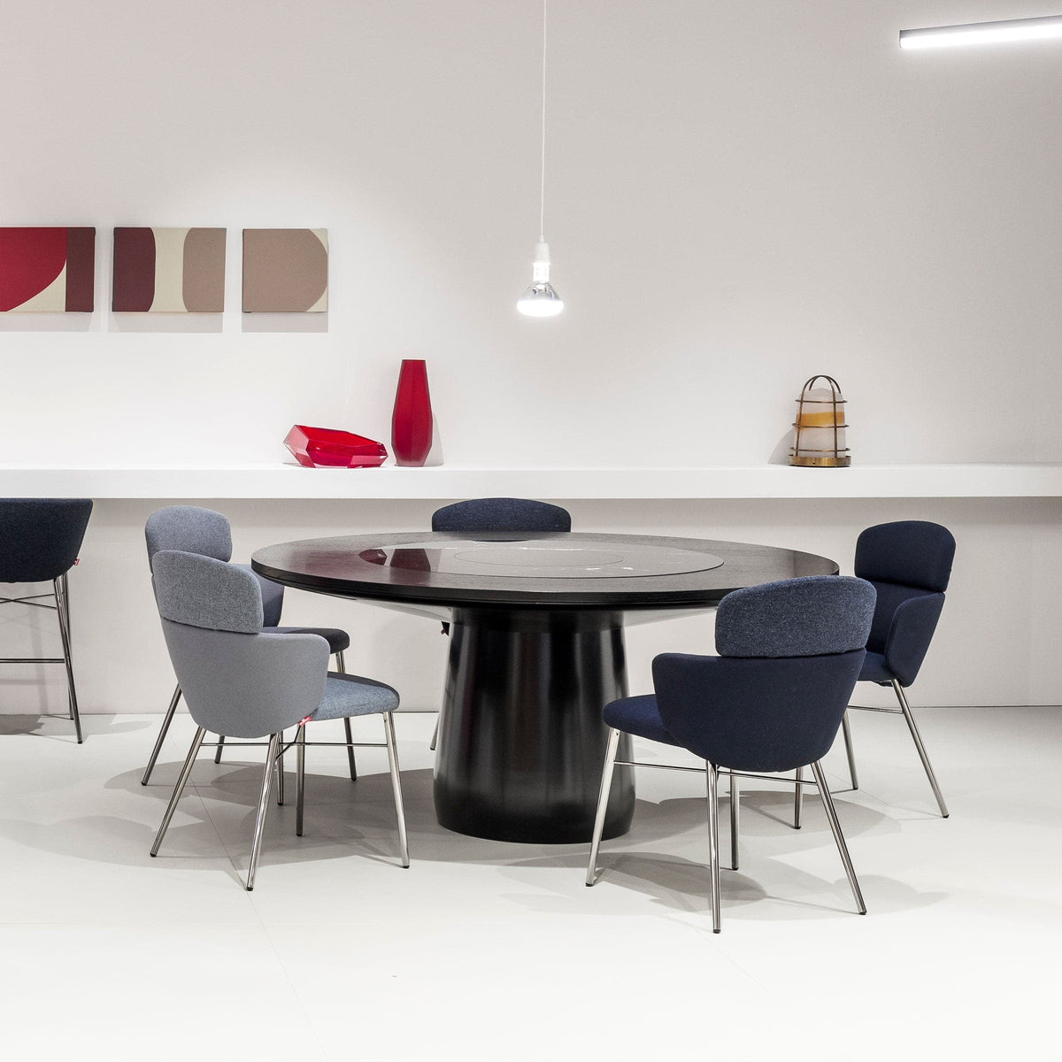 Luxury KIN Upholstered Dining Chair Modern Italian Style for Villa