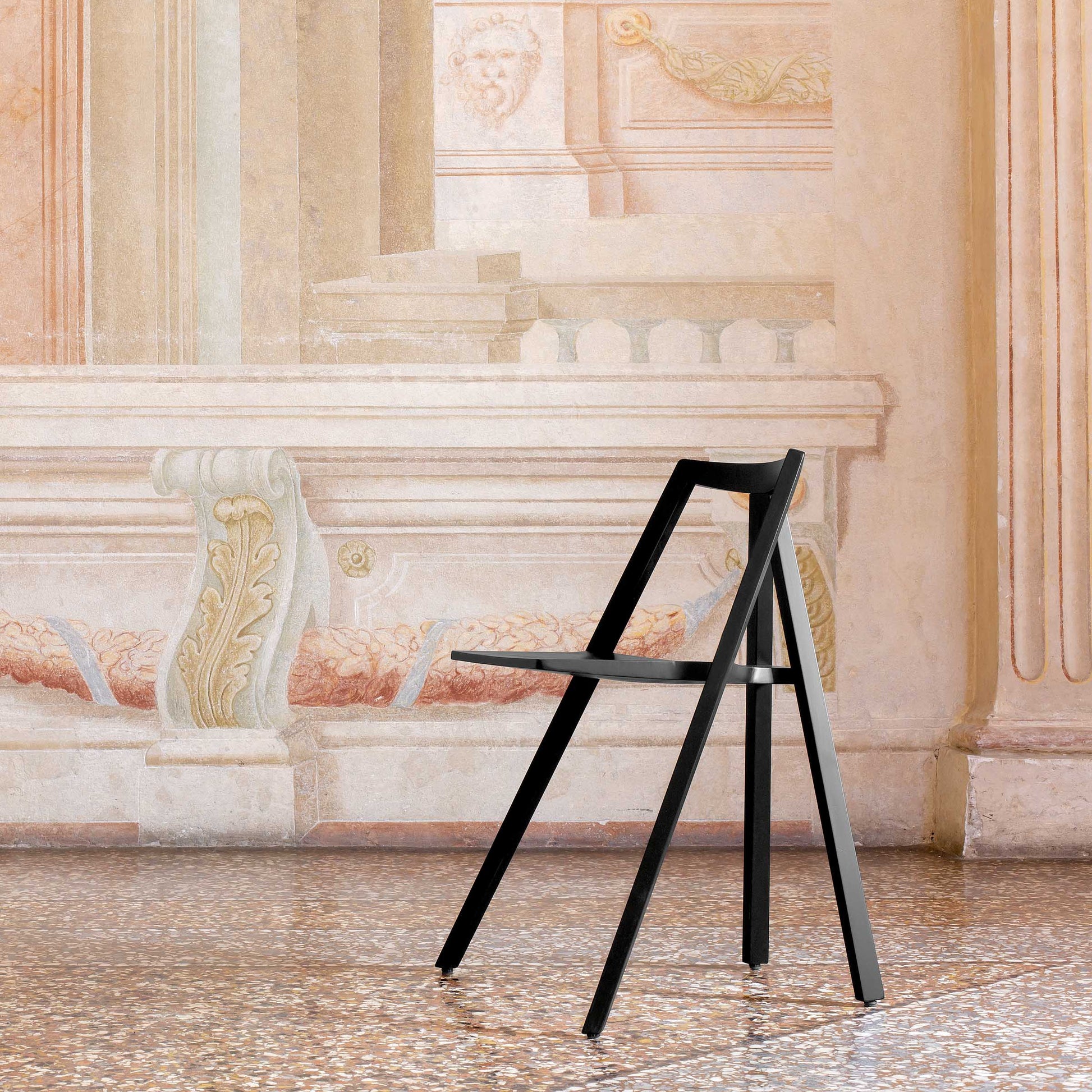 Kadrega Dining Chair – Minimalist Beech Wood Seating by Huub Ubbens for BBB Italia