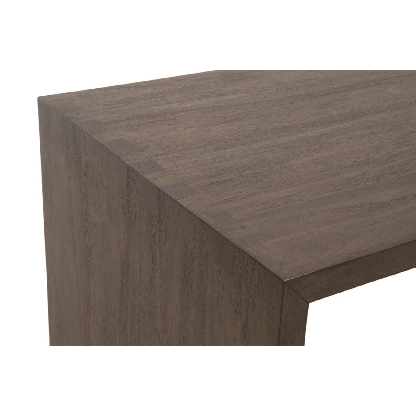 Luxury Dovetail Acacia Upholstered Rectangular Coffee Table Modern Italian Style for Villa