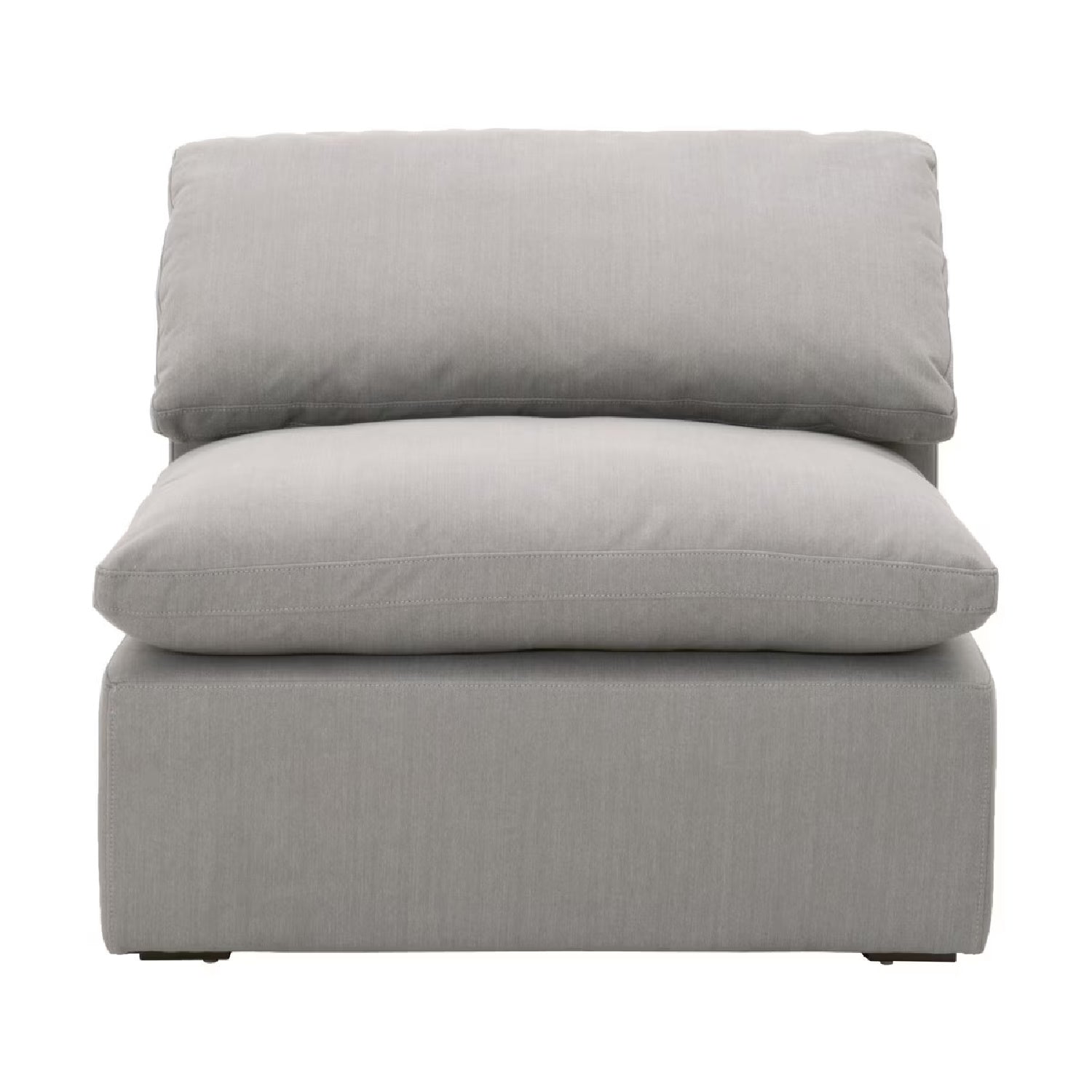 Luxury Sky Fabric Modular Sofa Chair Modern Italian Style for Villa