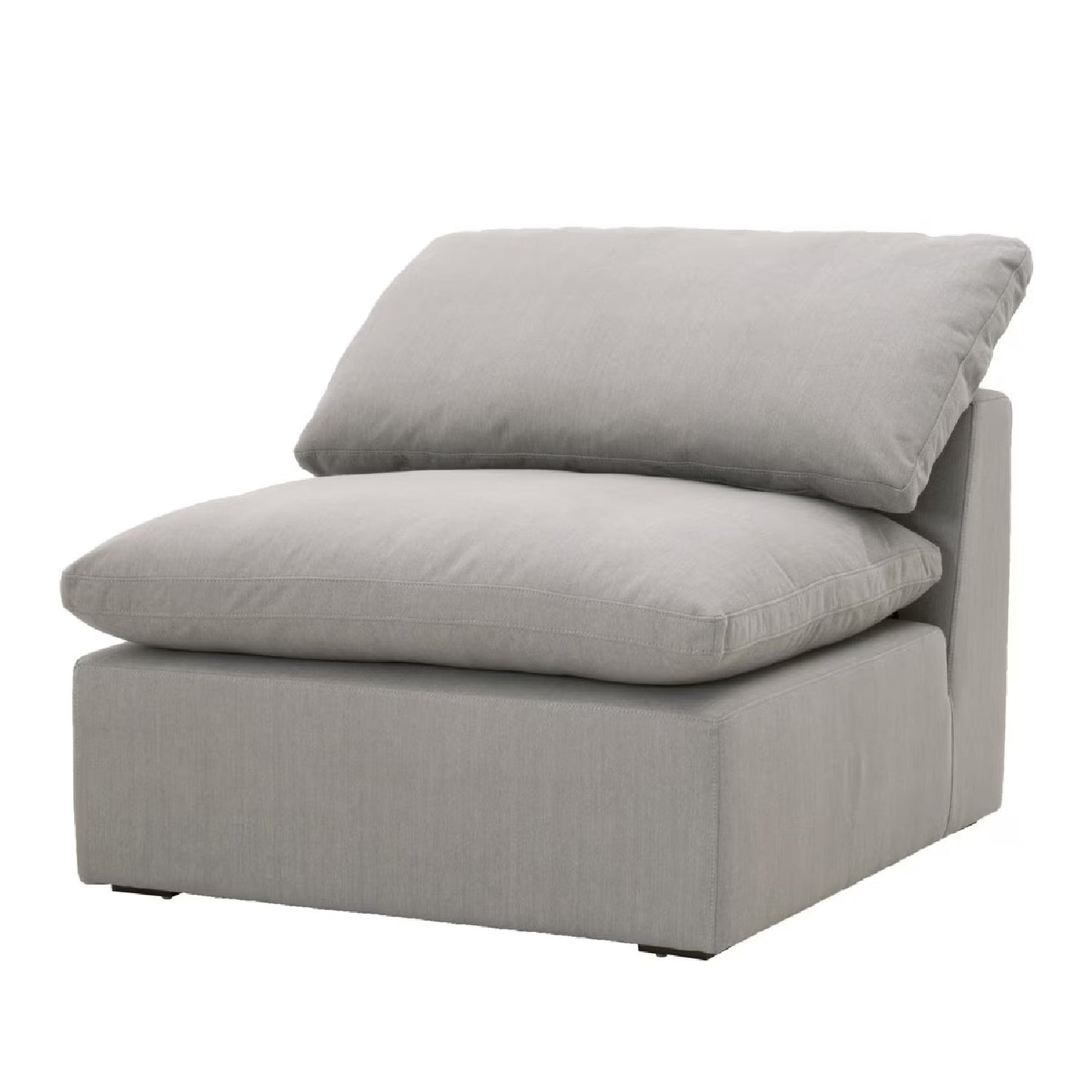 Luxury Sky Fabric Modular Sofa Chair Modern Italian Style for Villa