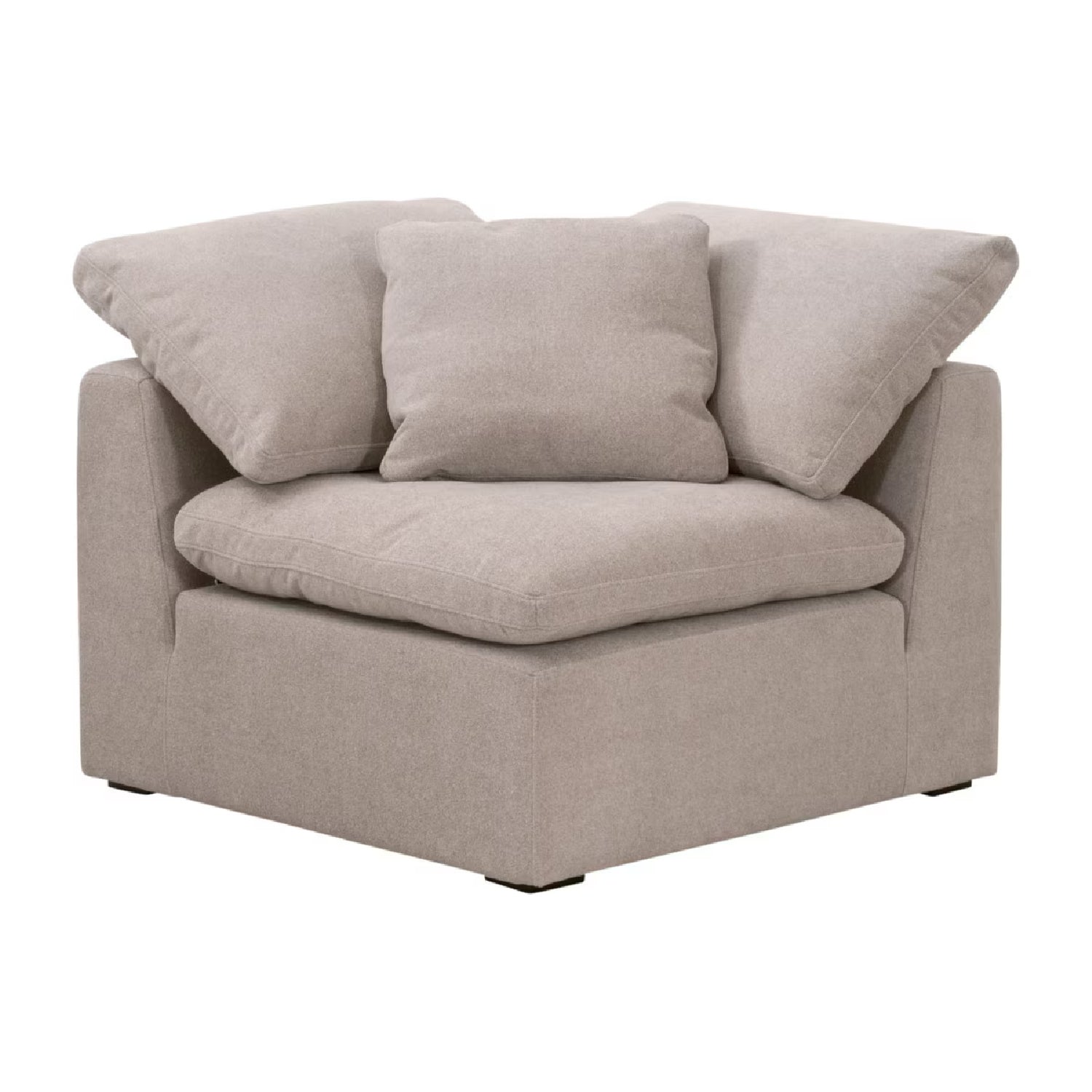 Luxury Sky Fabric Modular Sofa Chair Modern Italian Style for Villa