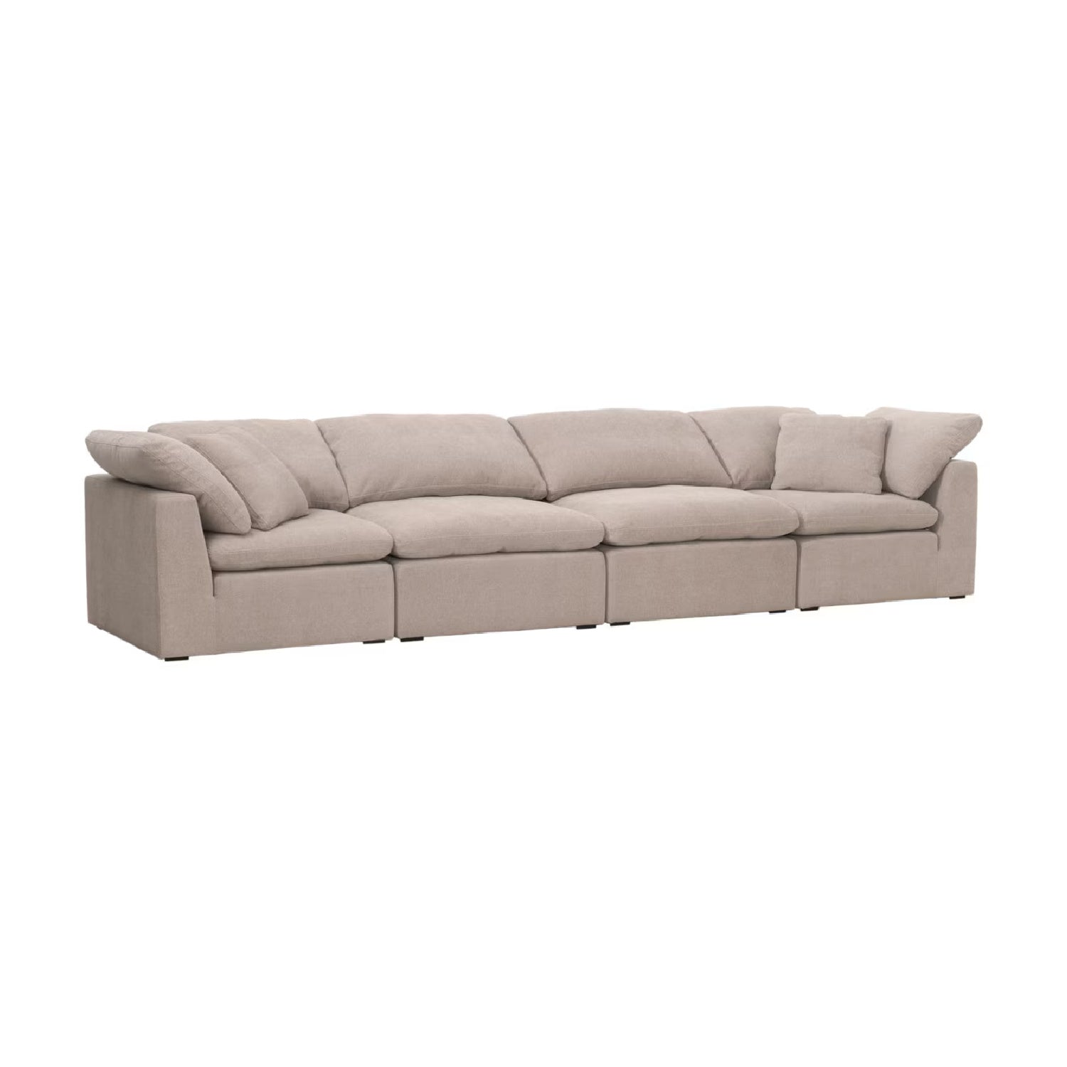Luxury Sky Fabric Modular Sofa Chair Modern Italian Style for Villa