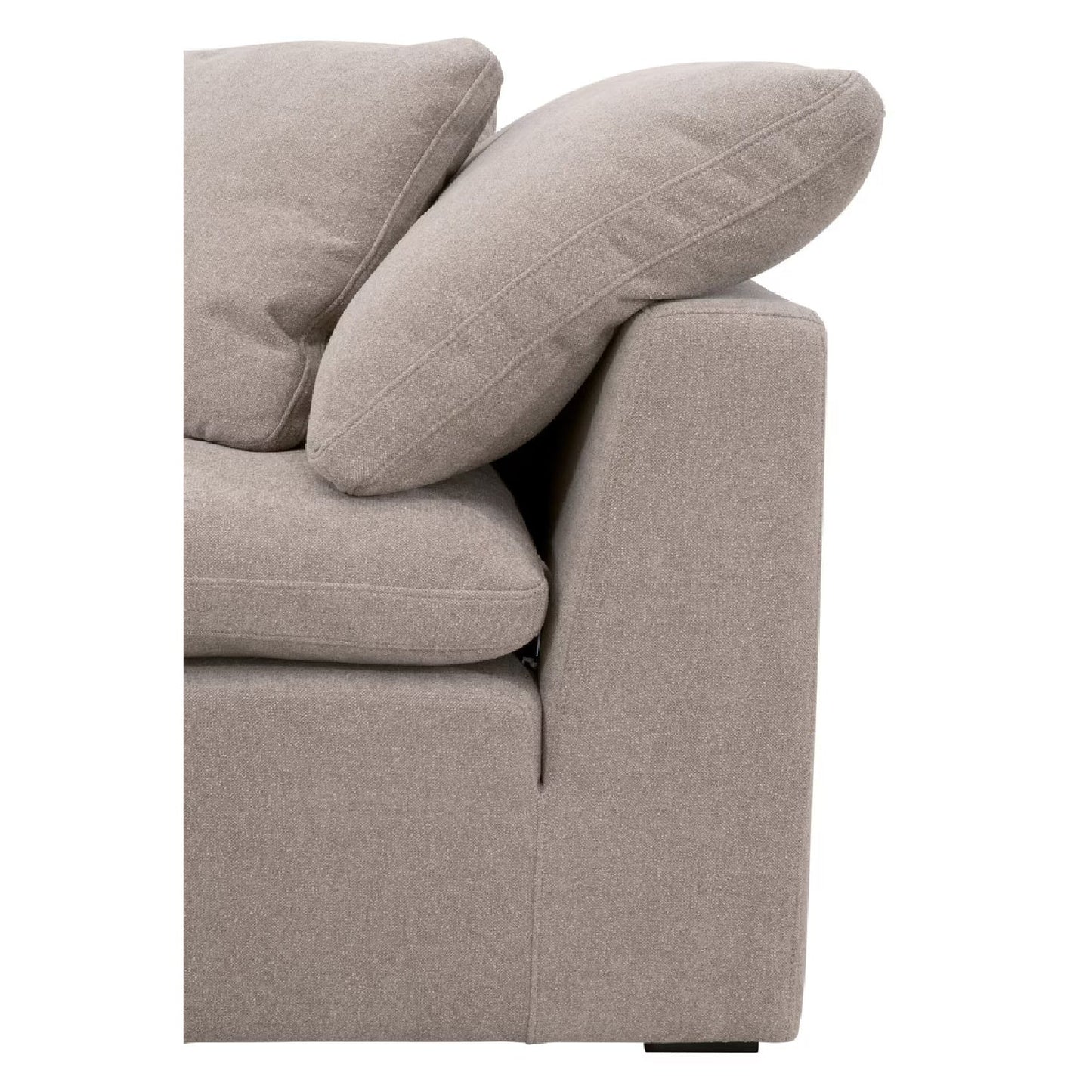 Luxury Sky Fabric Modular Sofa Chair Modern Italian Style for Villa