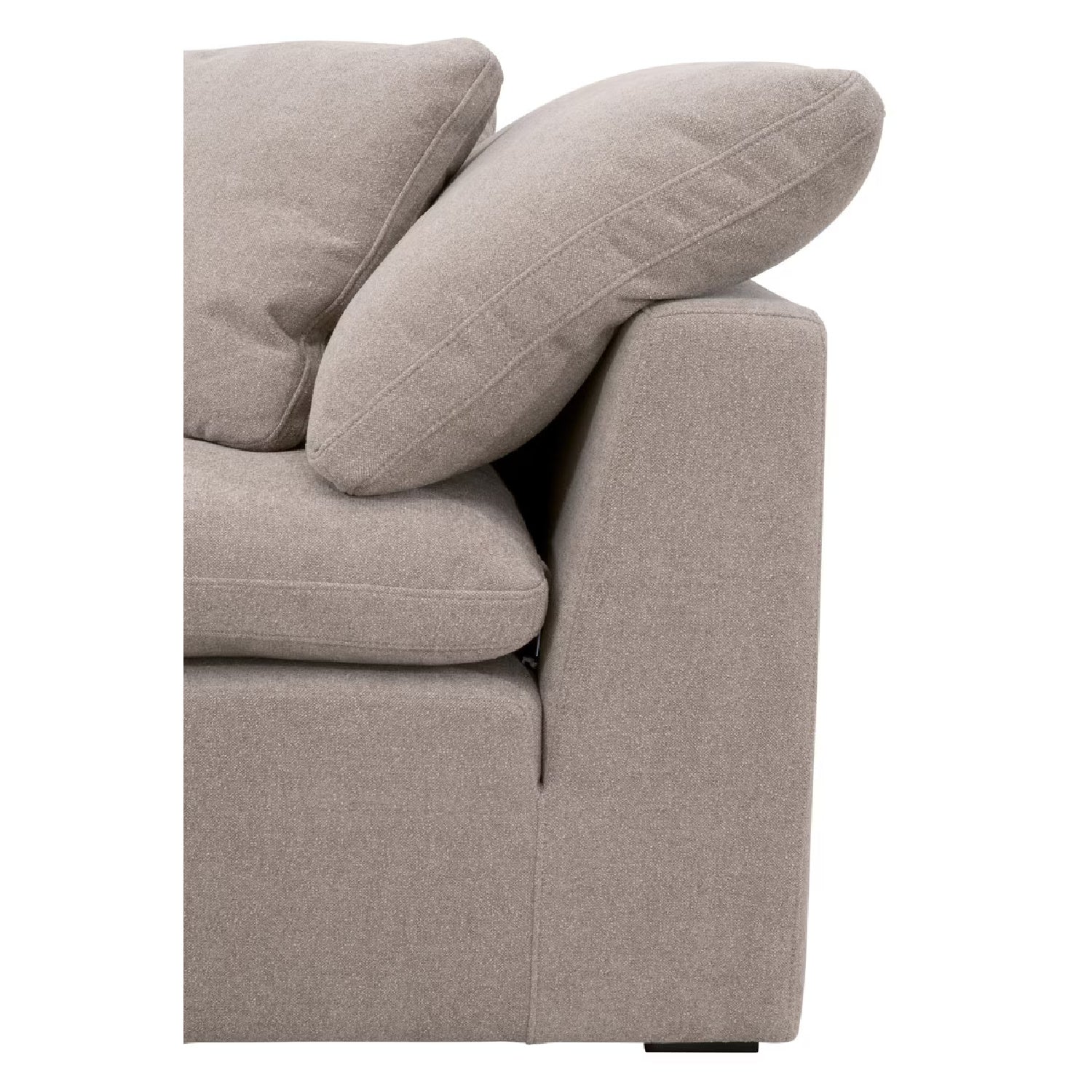 Luxury Sky Fabric Modular Sofa Chair Modern Italian Style for Villa