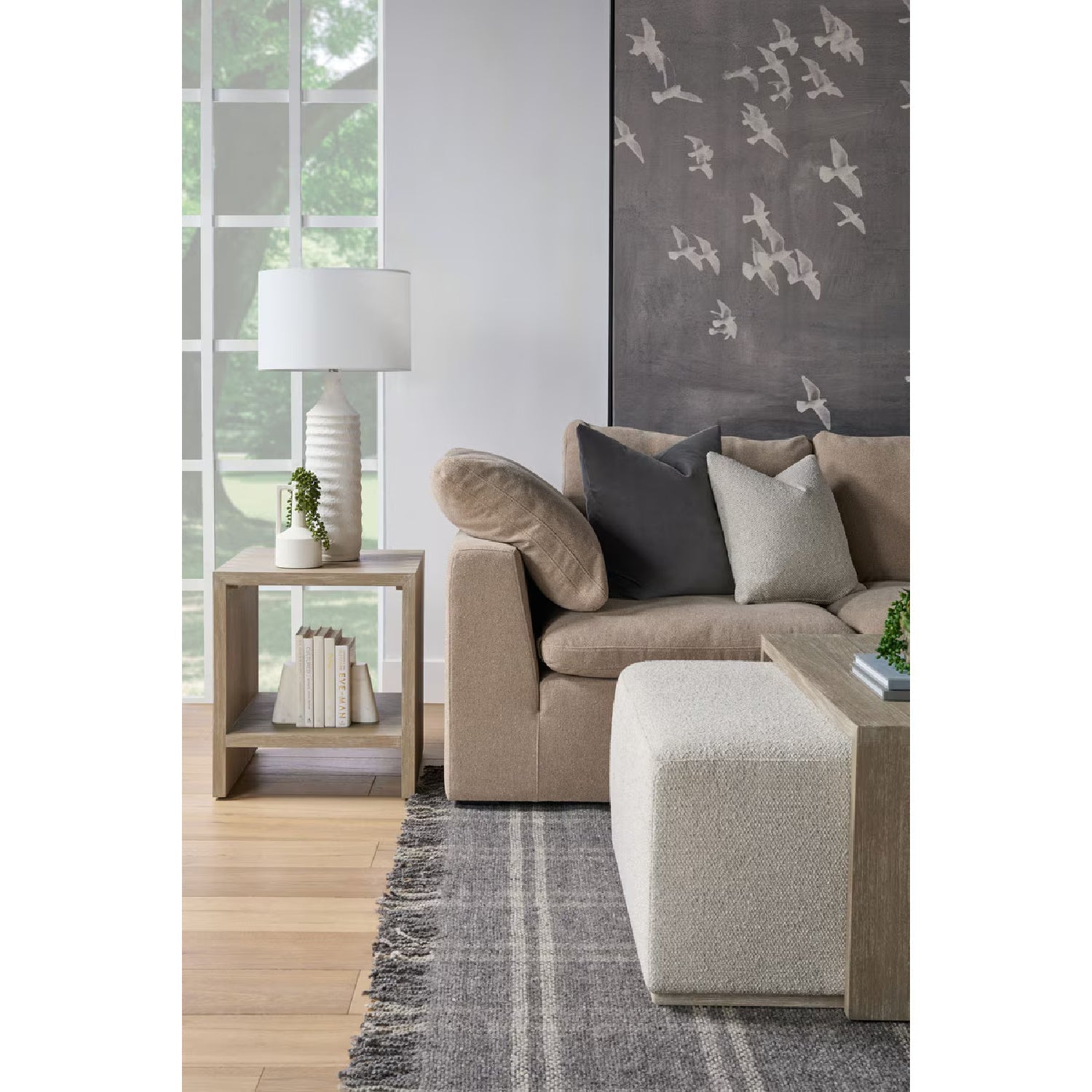 Luxury Sky Fabric Modular Sofa Chair Modern Italian Style for Villa