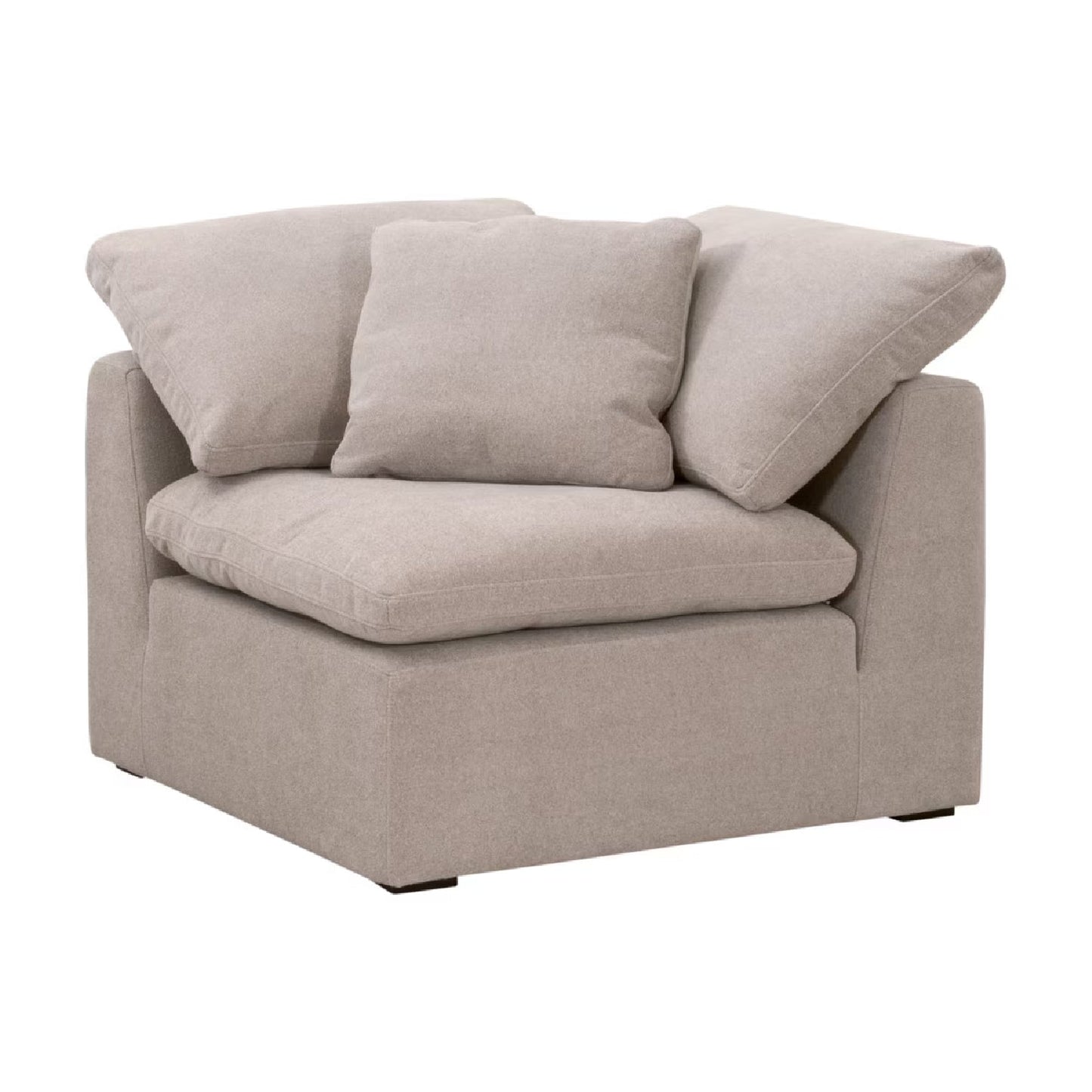 Luxury Sky Fabric Modular Sofa Chair Modern Italian Style for Villa