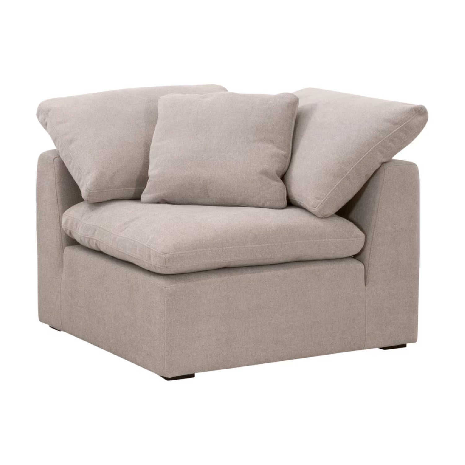 Luxury Sky Fabric Modular Sofa Chair Modern Italian Style for Villa