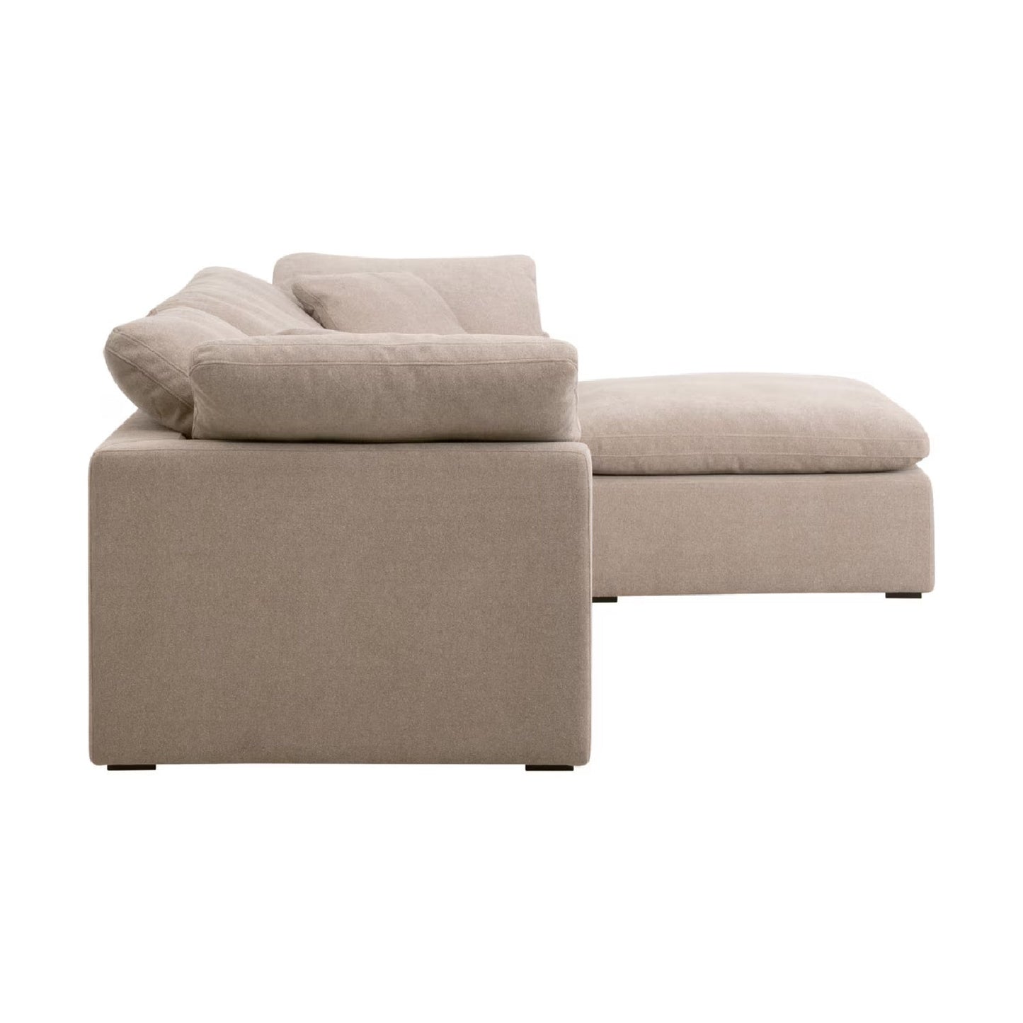 Luxury Sky Fabric Modular Sofa Chair Modern Italian Style for Villa