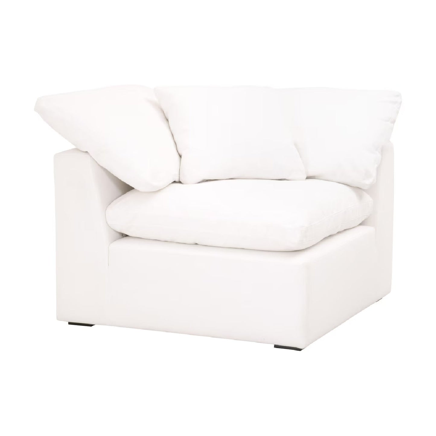 Luxury Sky Fabric Modular Sofa Chair Modern Italian Style for Villa