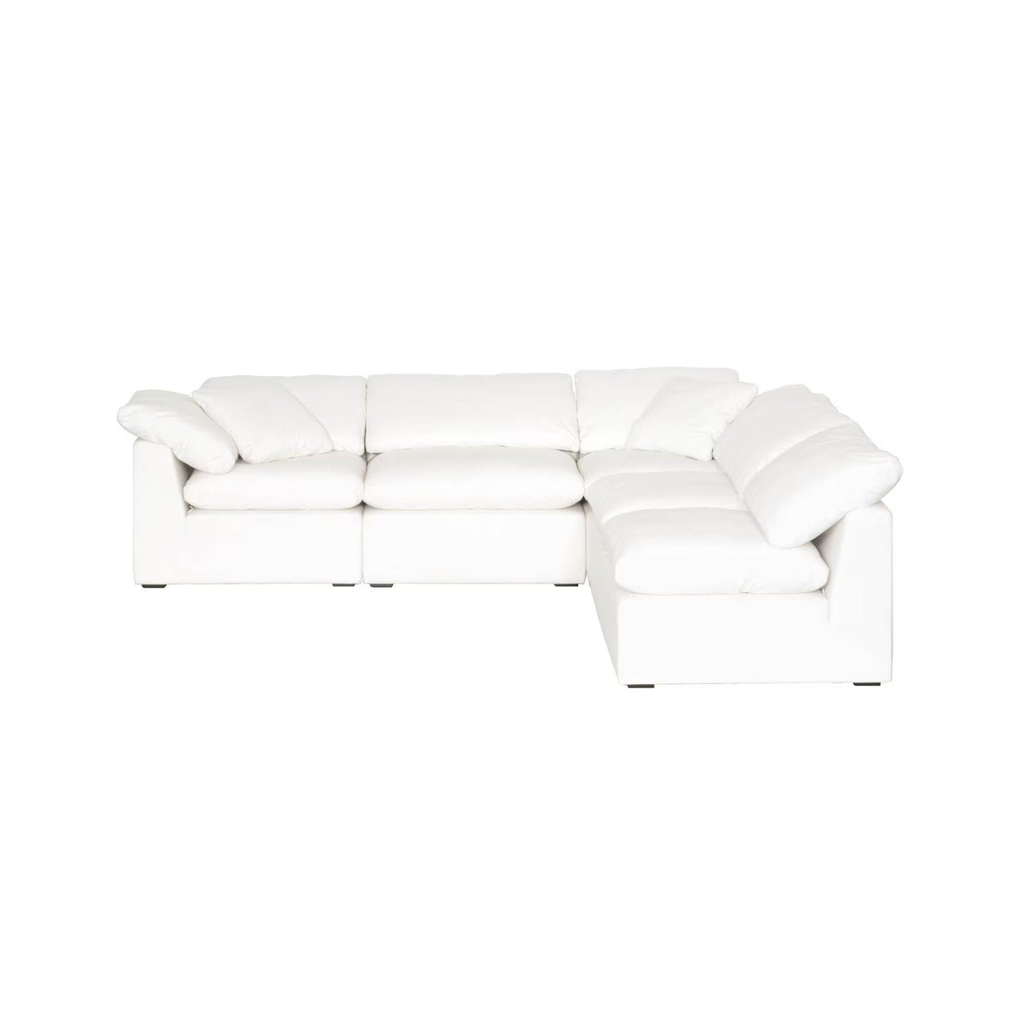 Luxury Sky Fabric Modular Sofa Chair Modern Italian Style for Villa