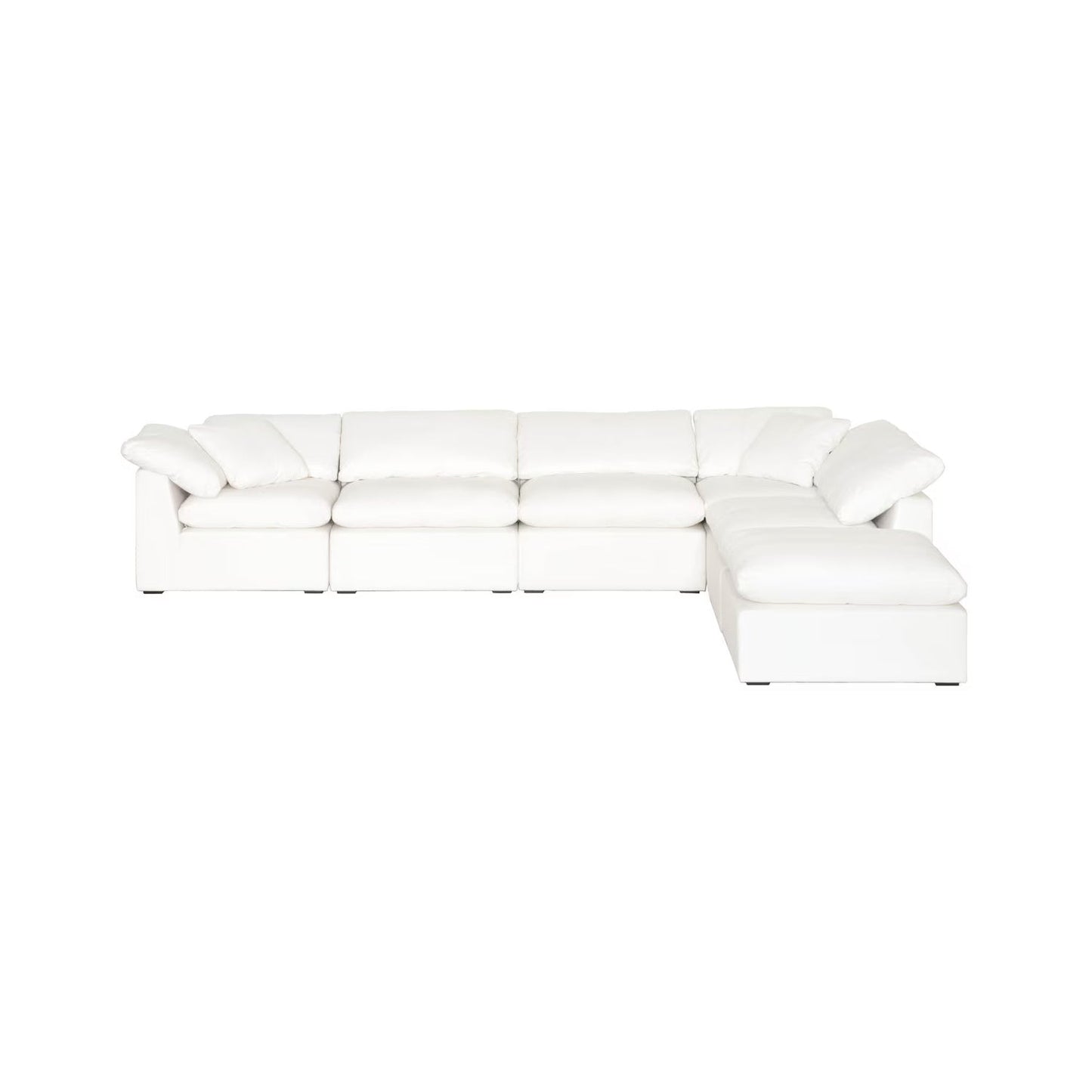 Luxury Sky Fabric Modular Sofa Chair Modern Italian Style for Villa