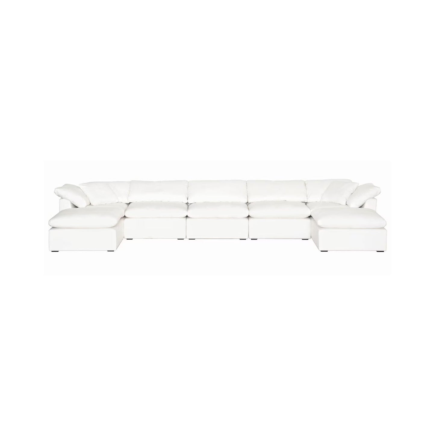 Luxury Sky Fabric Modular Sofa Chair Modern Italian Style for Villa