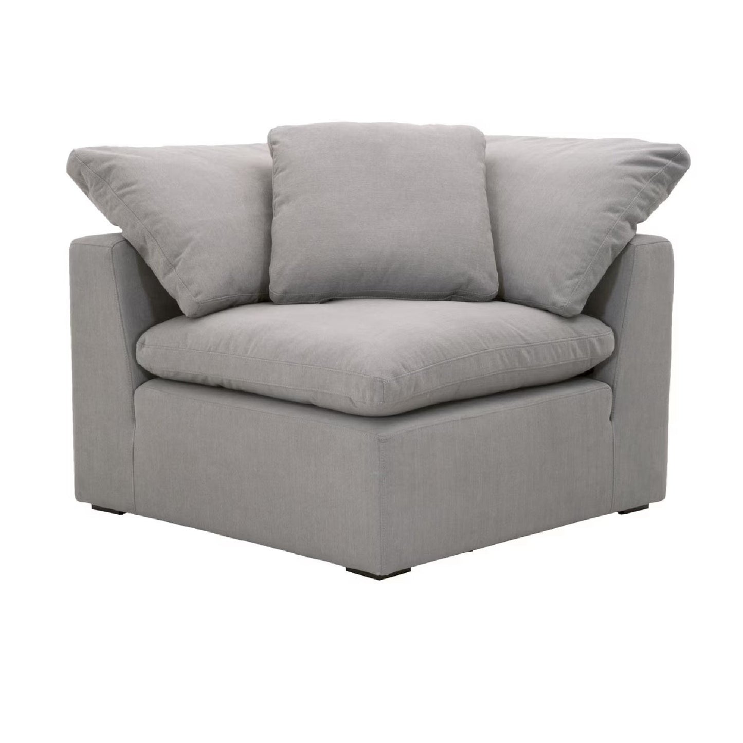 Luxury Sky Fabric Modular Sofa Chair Modern Italian Style for Villa