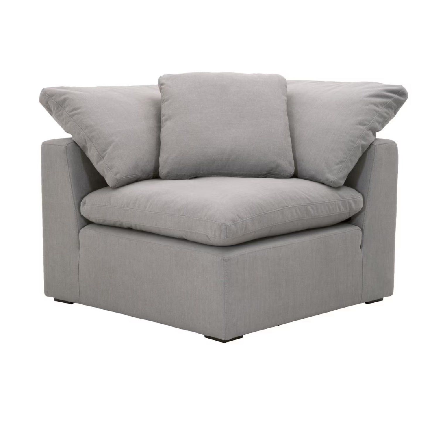 Luxury Sky Fabric Modular Sofa Chair Modern Italian Style for Villa