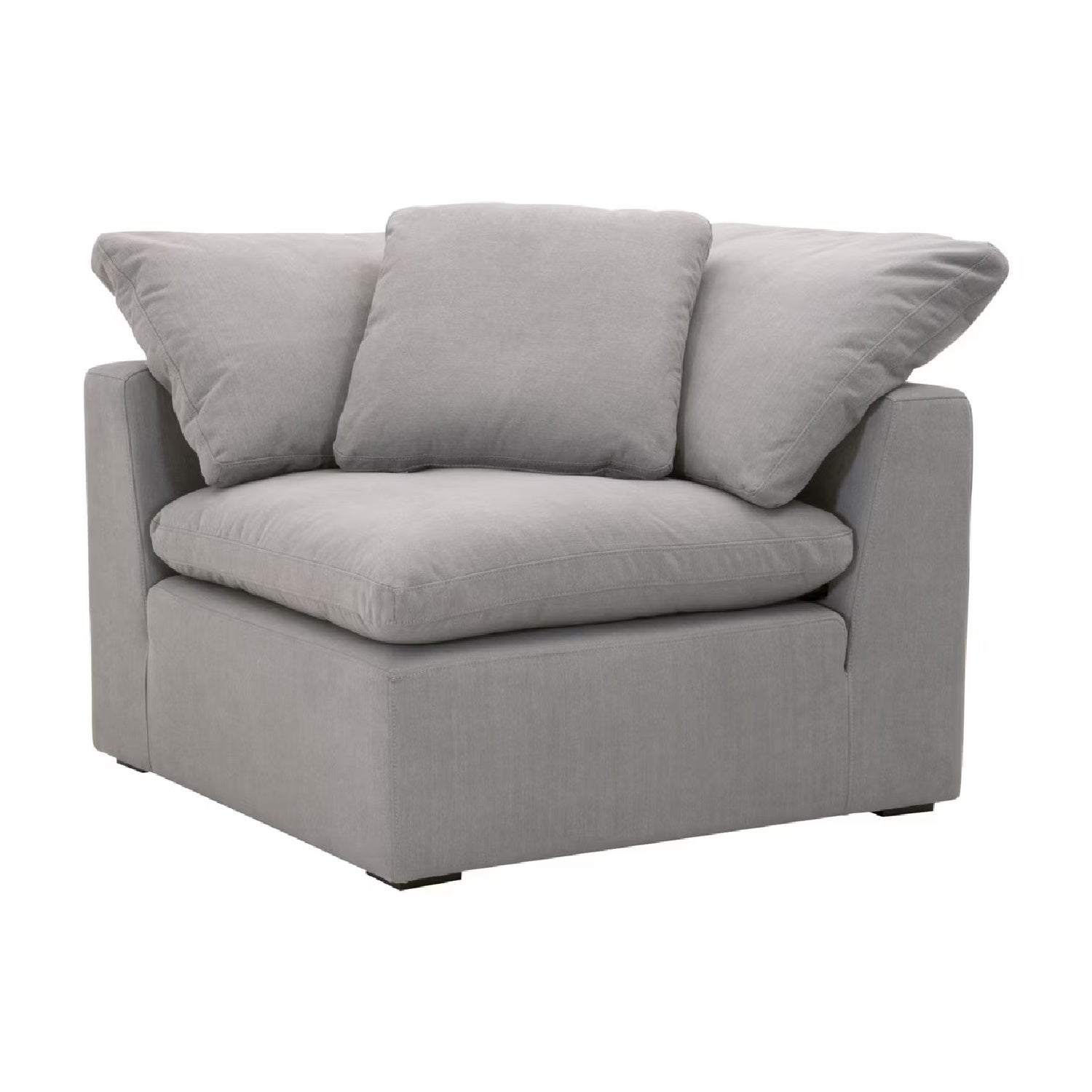 Luxury Sky Fabric Modular Sofa Chair Modern Italian Style for Villa