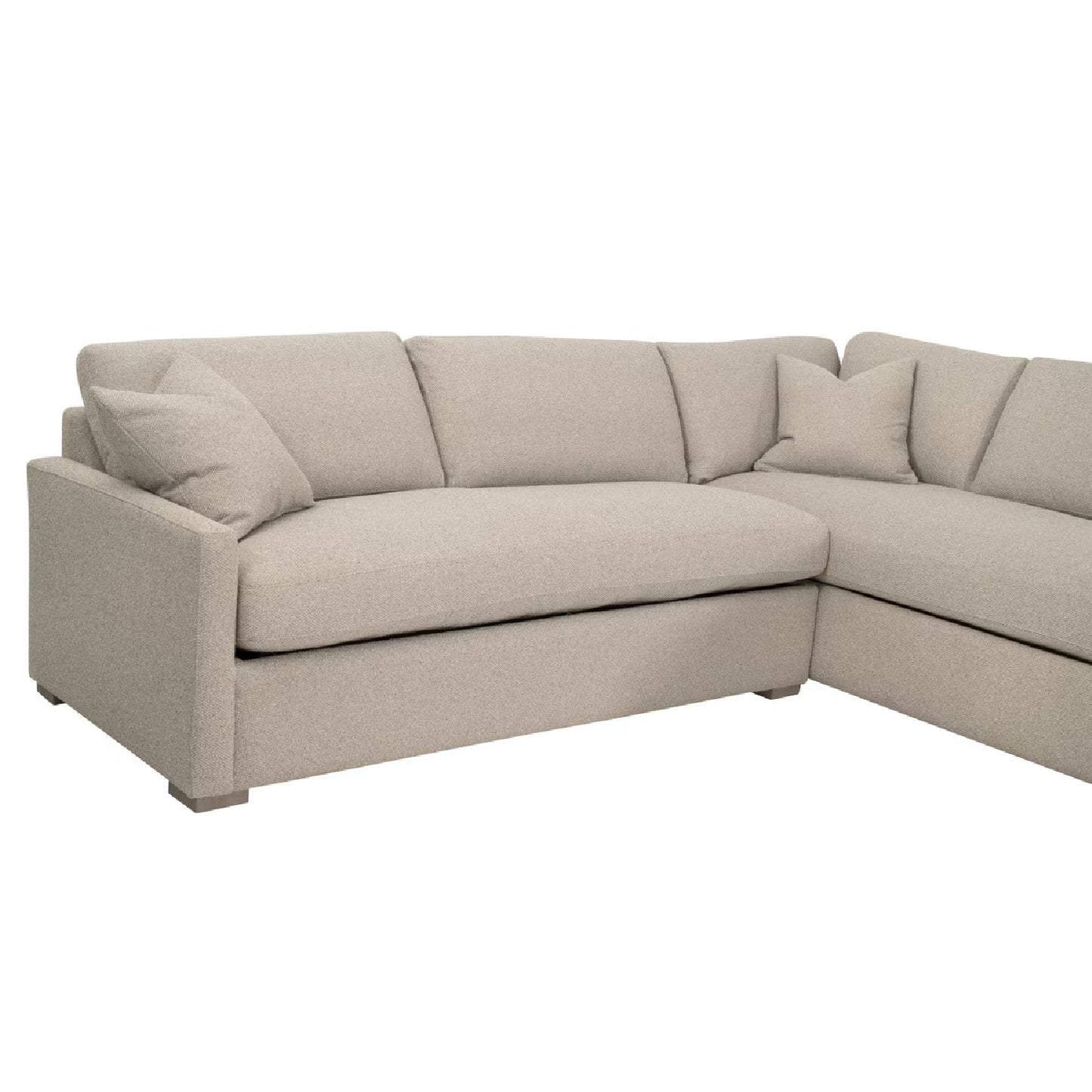 Luxury Boucle Queen Sleeper Sofa Modern Italian Style for Villa