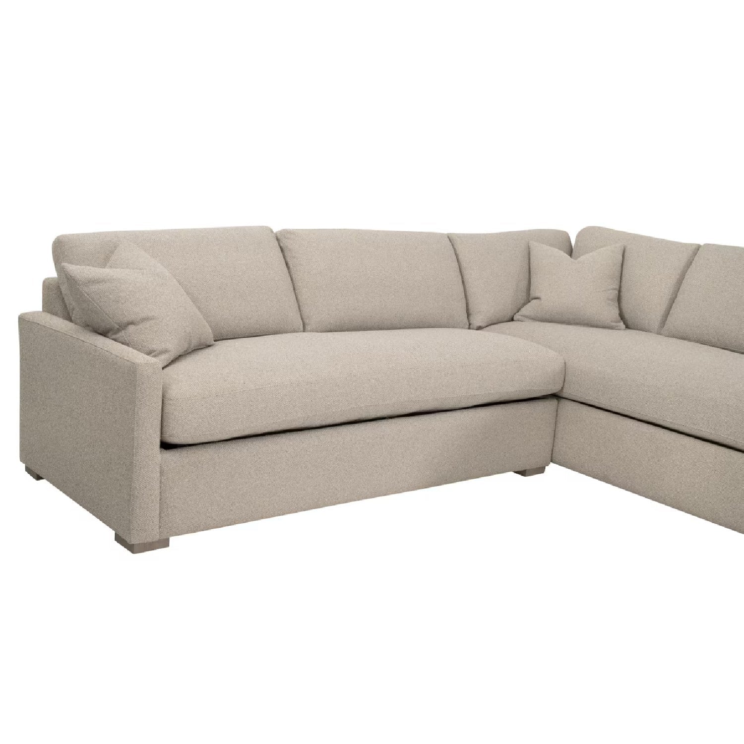 Luxury Boucle Queen Sleeper Sofa Modern Italian Style for Villa