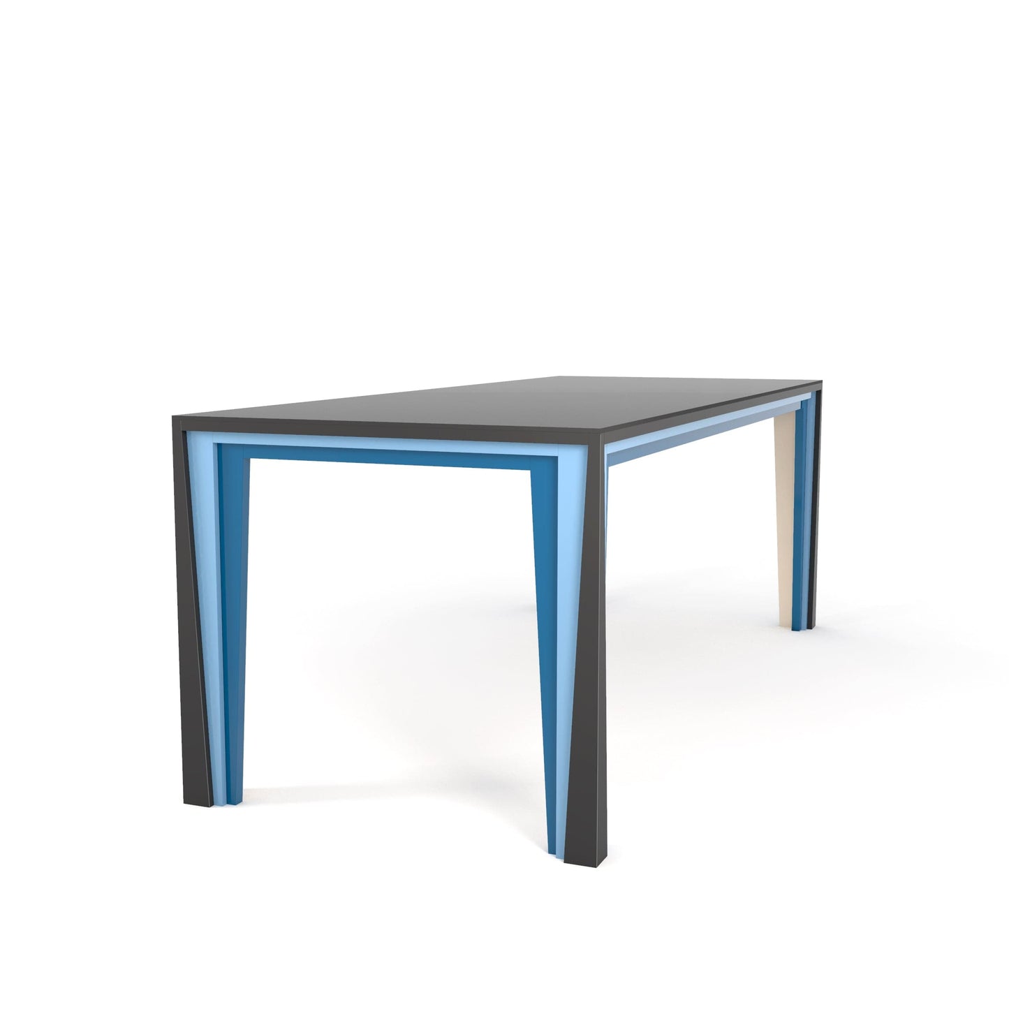 Contemporary Dining Table – Sculptural Tulipwood Base with Dekton Top Statement Piece
