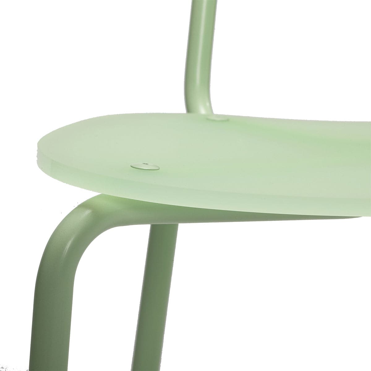 Moodern Dining Chair – Stackable Metal and Methacrylate by Lettera G
