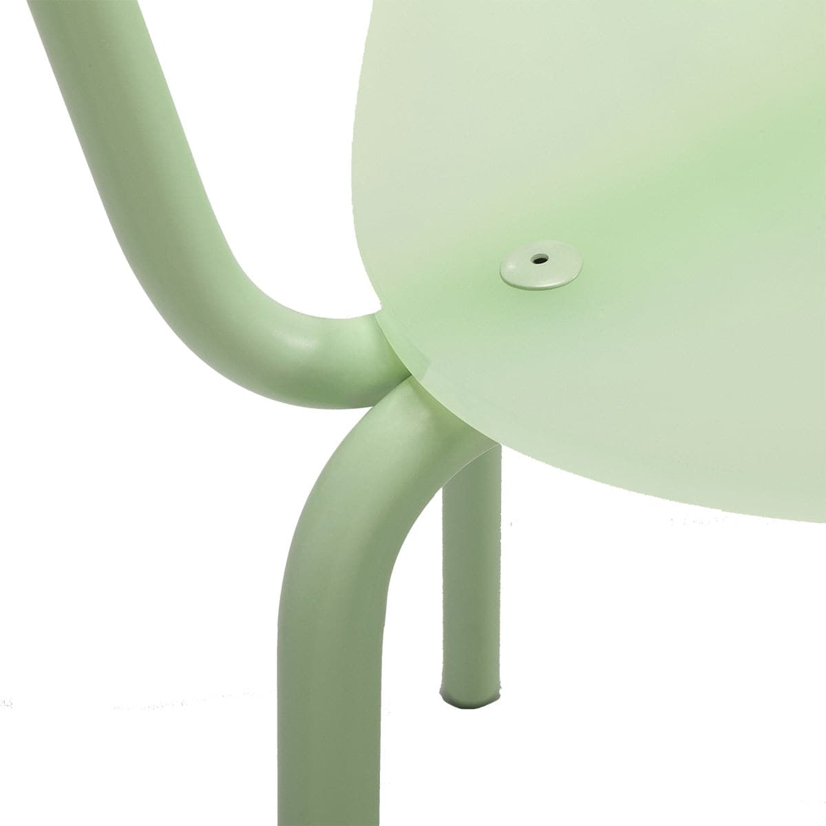 Moodern Dining Chair – Stackable Metal and Methacrylate by Lettera G