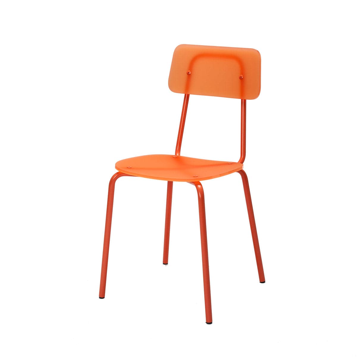Moodern Dining Chair – Stackable Metal and Methacrylate by Lettera G