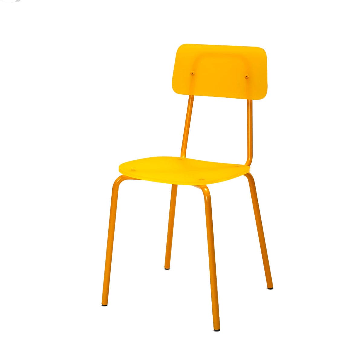 Moodern Dining Chair – Stackable Metal and Methacrylate by Lettera G