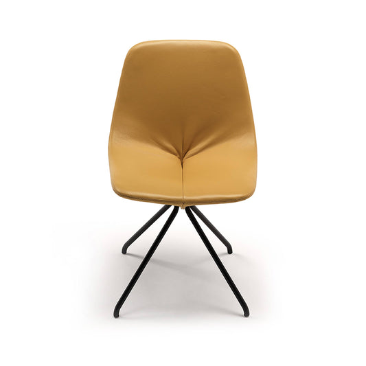 Luxury DU 30 Leather Dining Chair Modern Italian Style for Villa