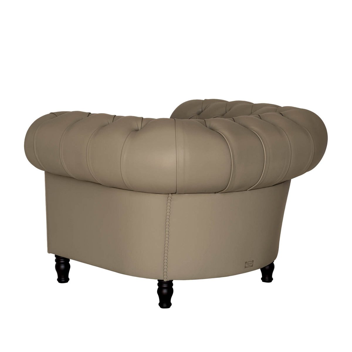 Luxury CHESTER Leather Armchair Modern Italian Style for Villa