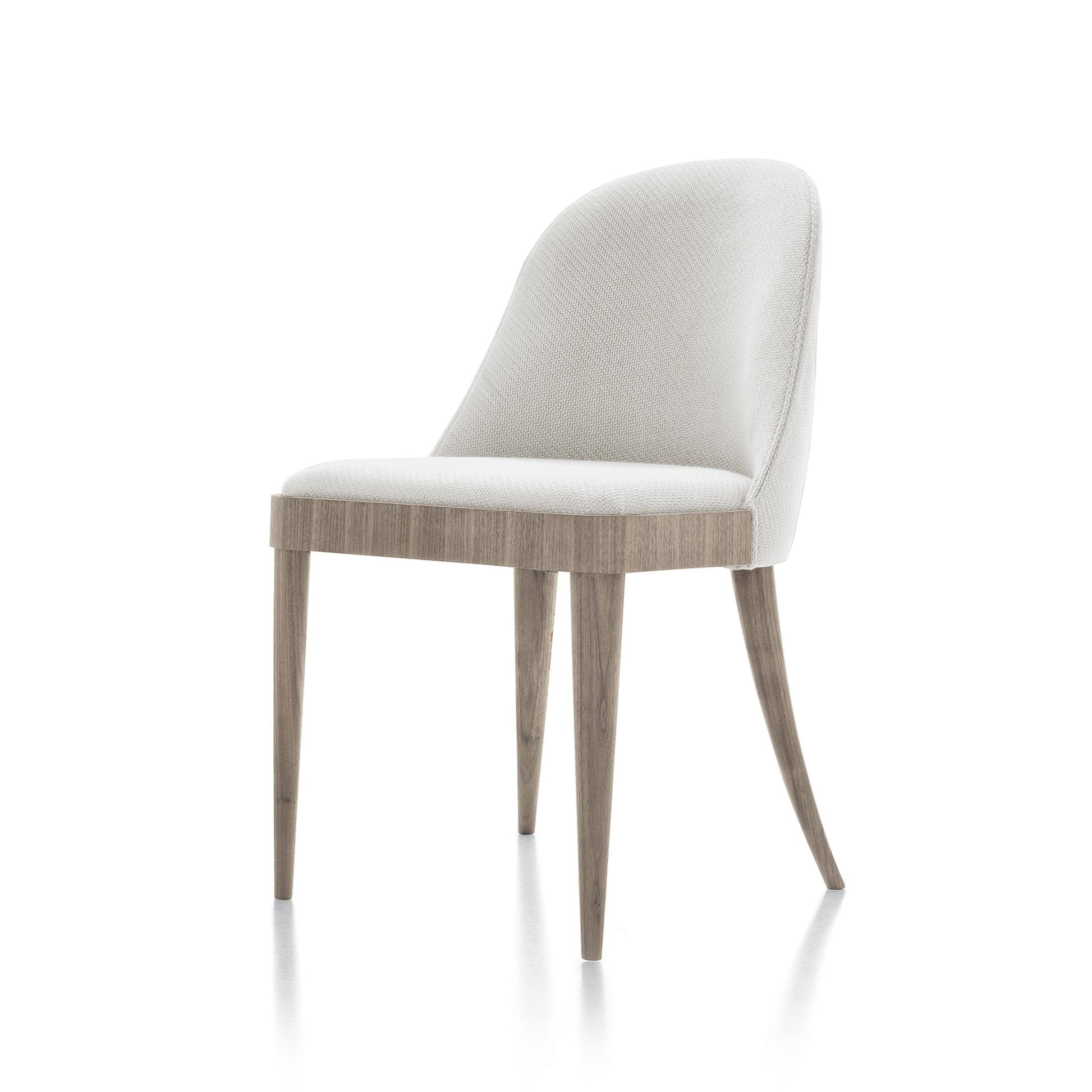 Cordiale Dining Chair – Upholstered Canaletto Walnut by Dale Italia