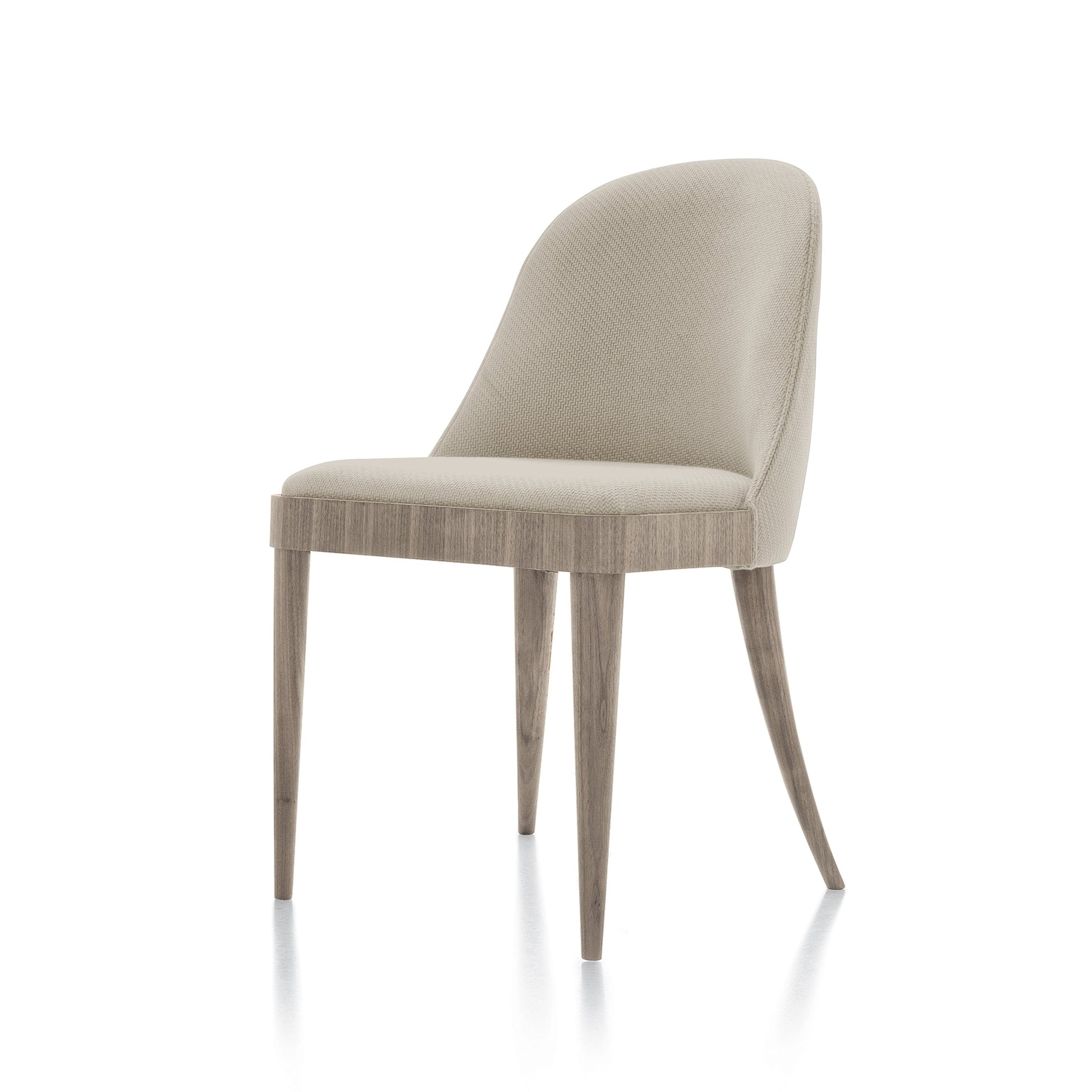 Cordiale Dining Chair – Upholstered Canaletto Walnut by Dale Italia