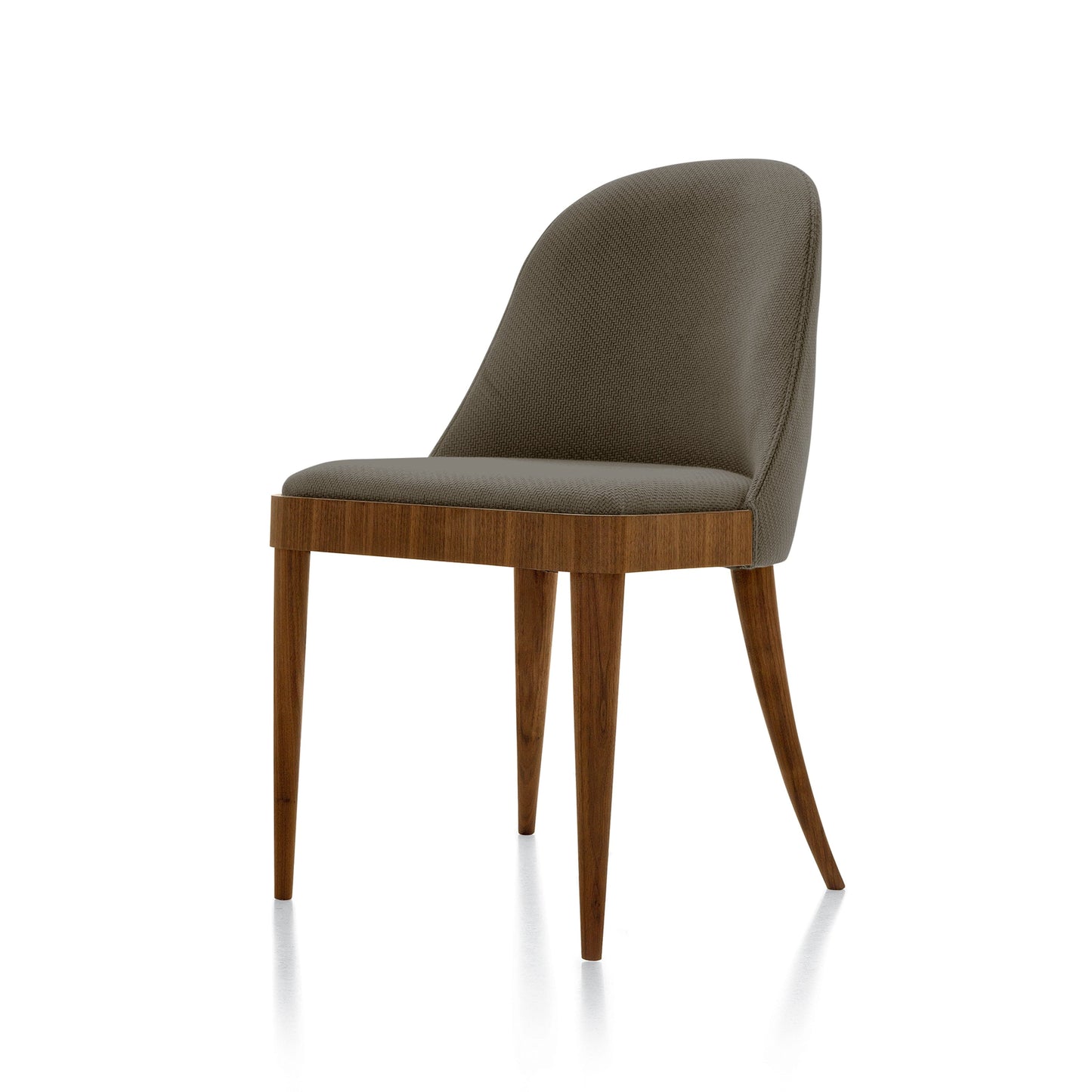 Dining Chair Cordiale – Handmade Natural Walnut Dale Italia Statement Piece