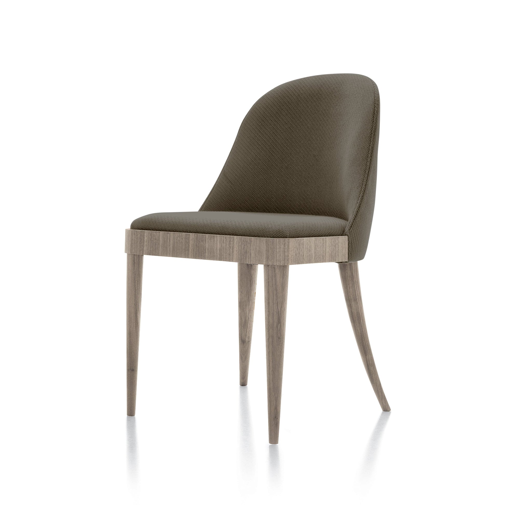Cordiale Dining Chair – Upholstered Canaletto Walnut by Dale Italia