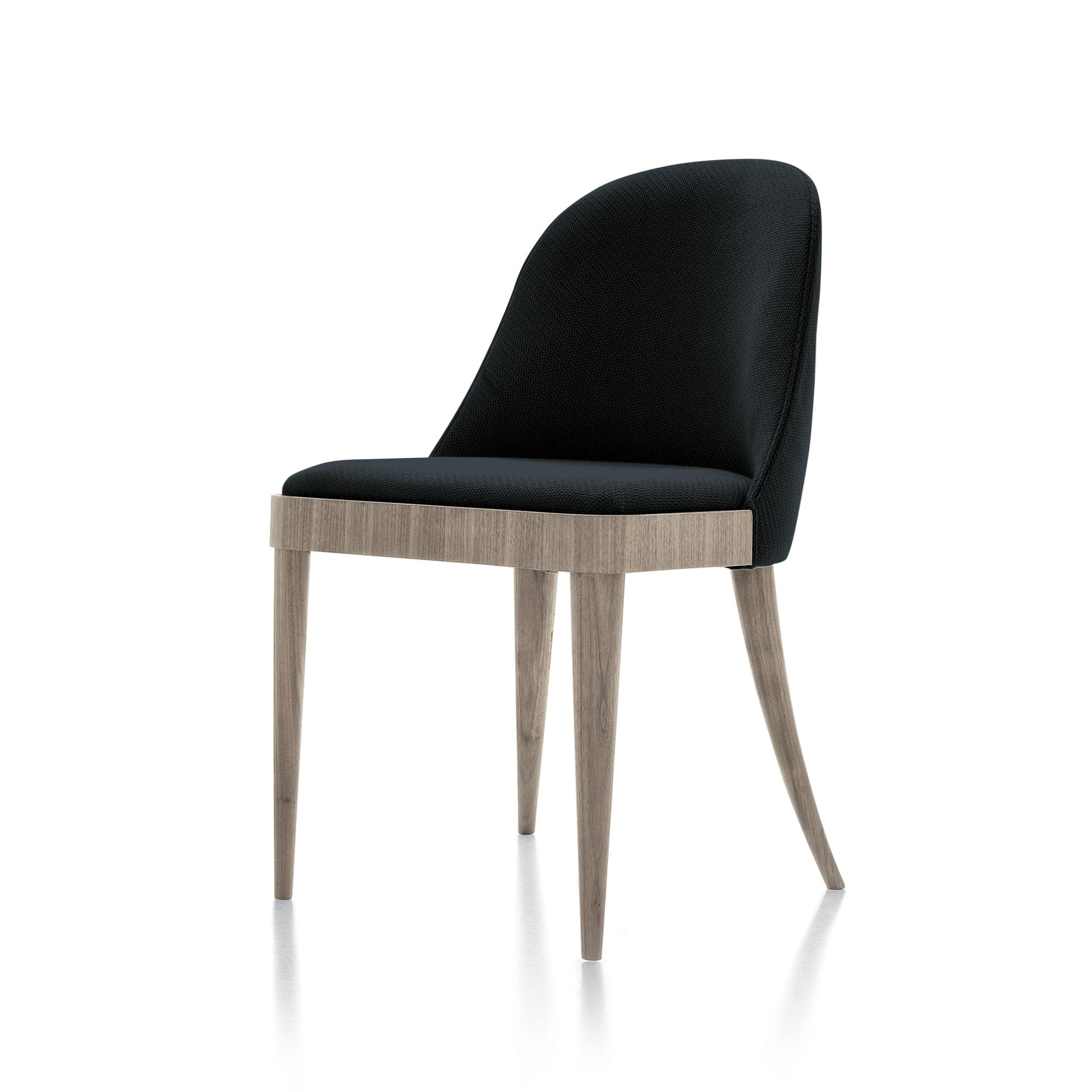 Cordiale Dining Chair – Upholstered Canaletto Walnut by Dale Italia