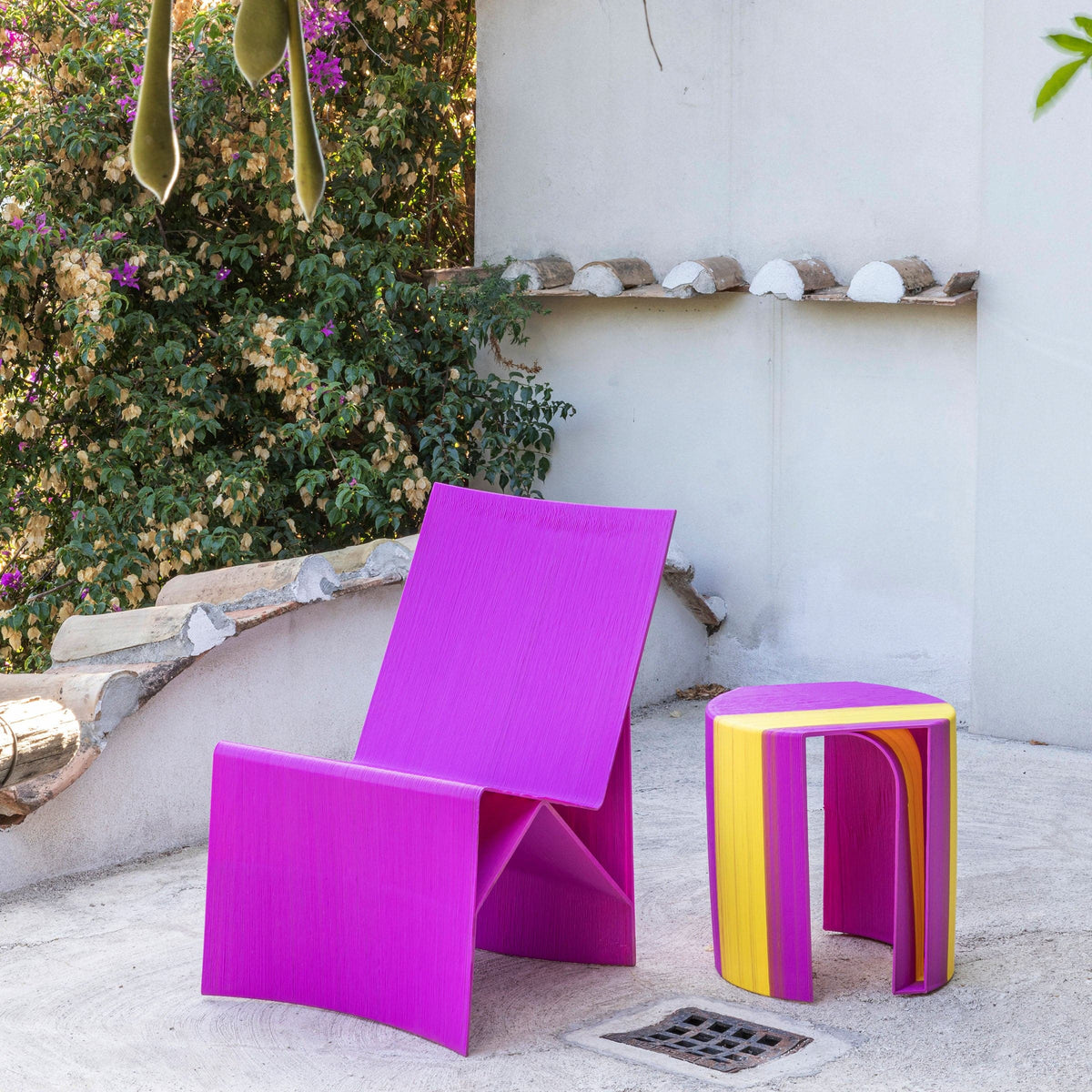 Luxury ANACAPRI Side Table Stool Modern Italian Style for Villa