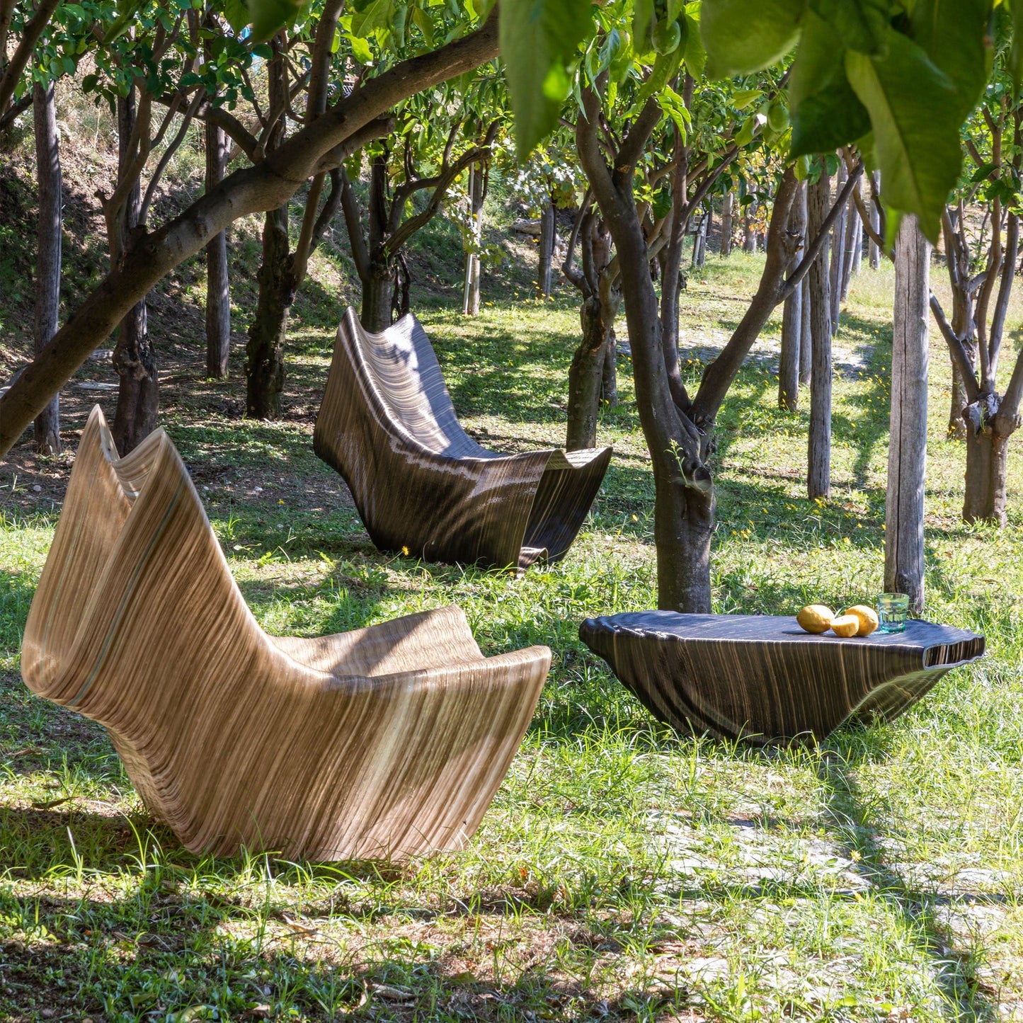 Vulcano Lounge Chair – 3D Printed Bioplastic by Mediterranea Design – Statement