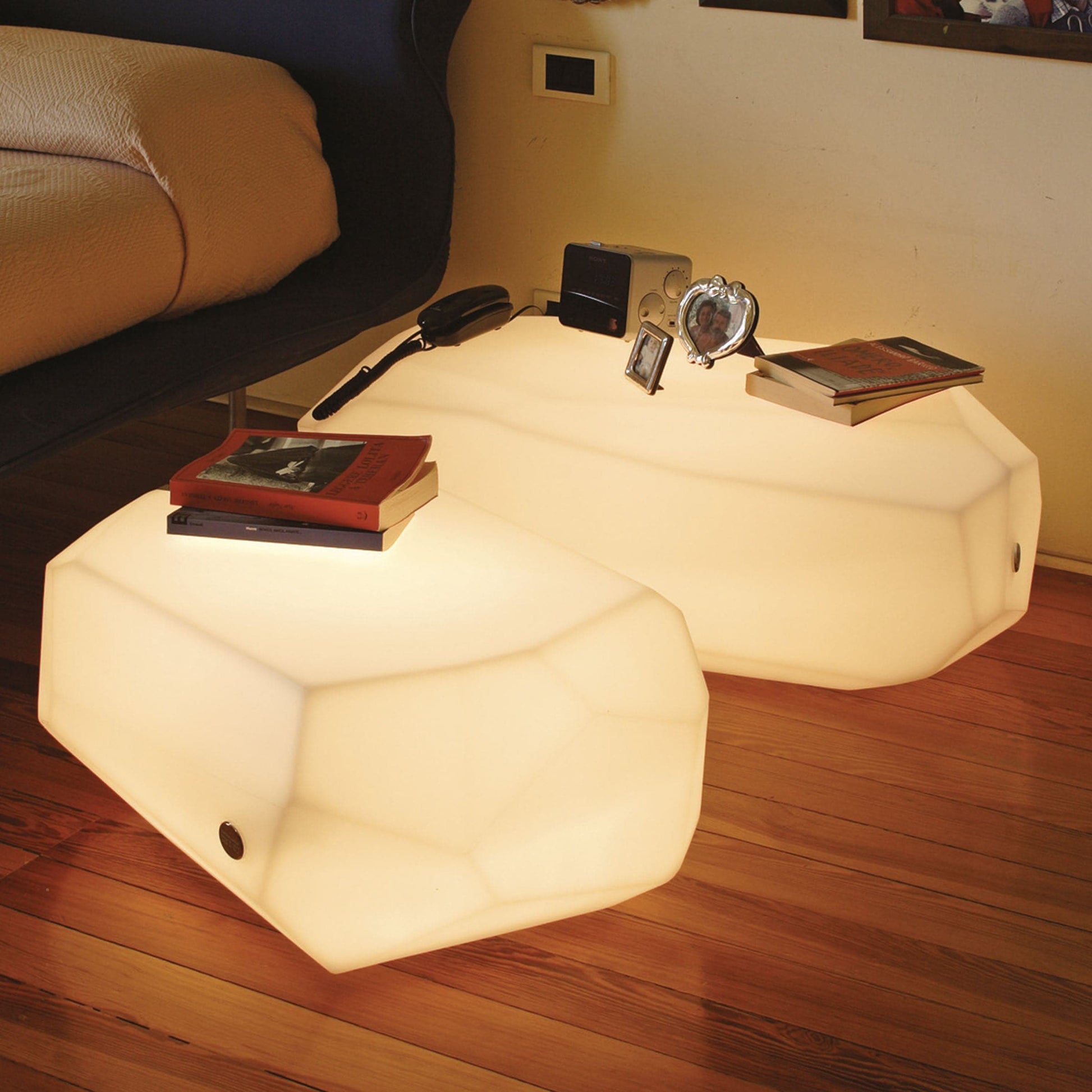 Luxury METEOR Polyethylene Coffee Table Modern Italian Style for Villa
