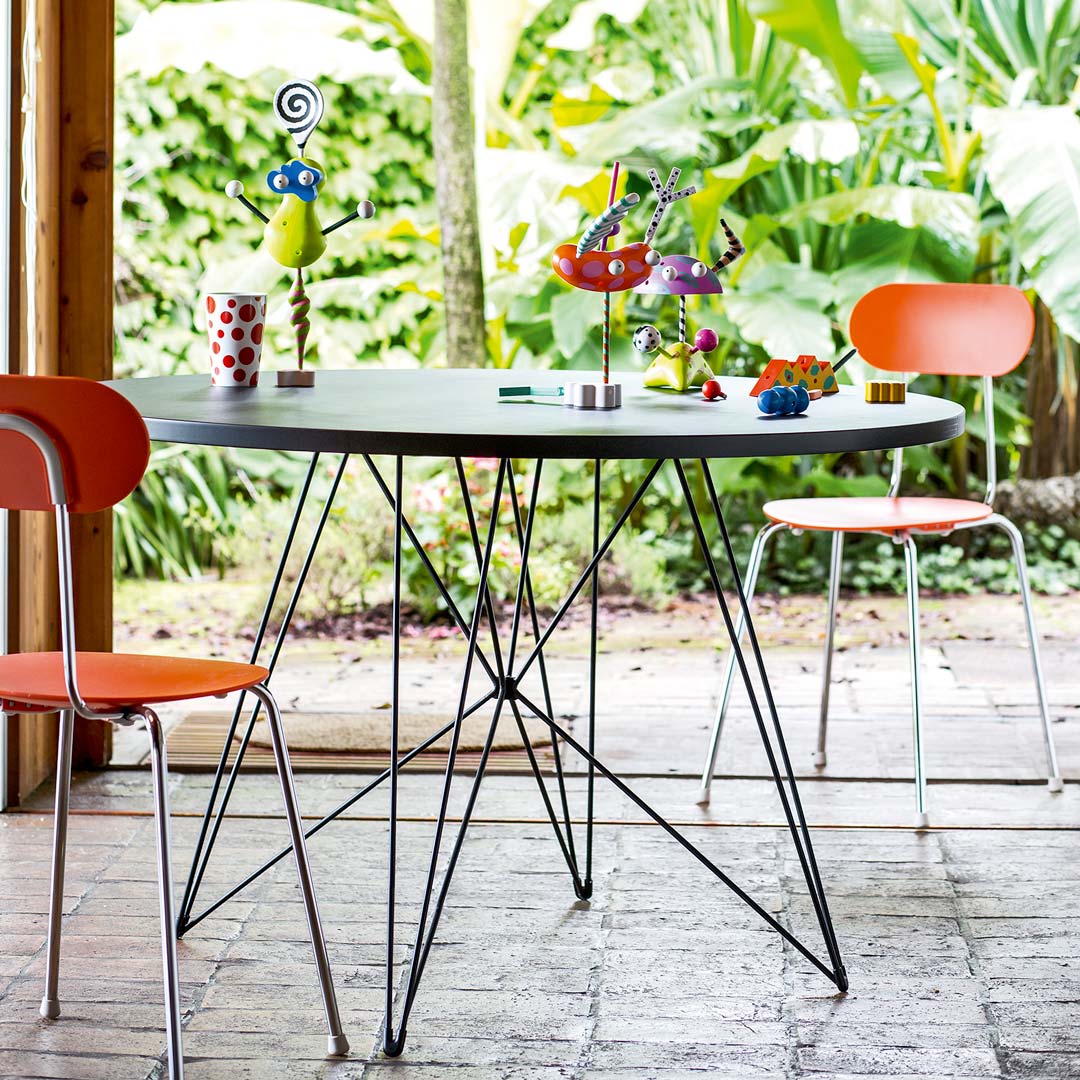 Mariolina Stackable Dining Chair – Chromed Steel by Magis