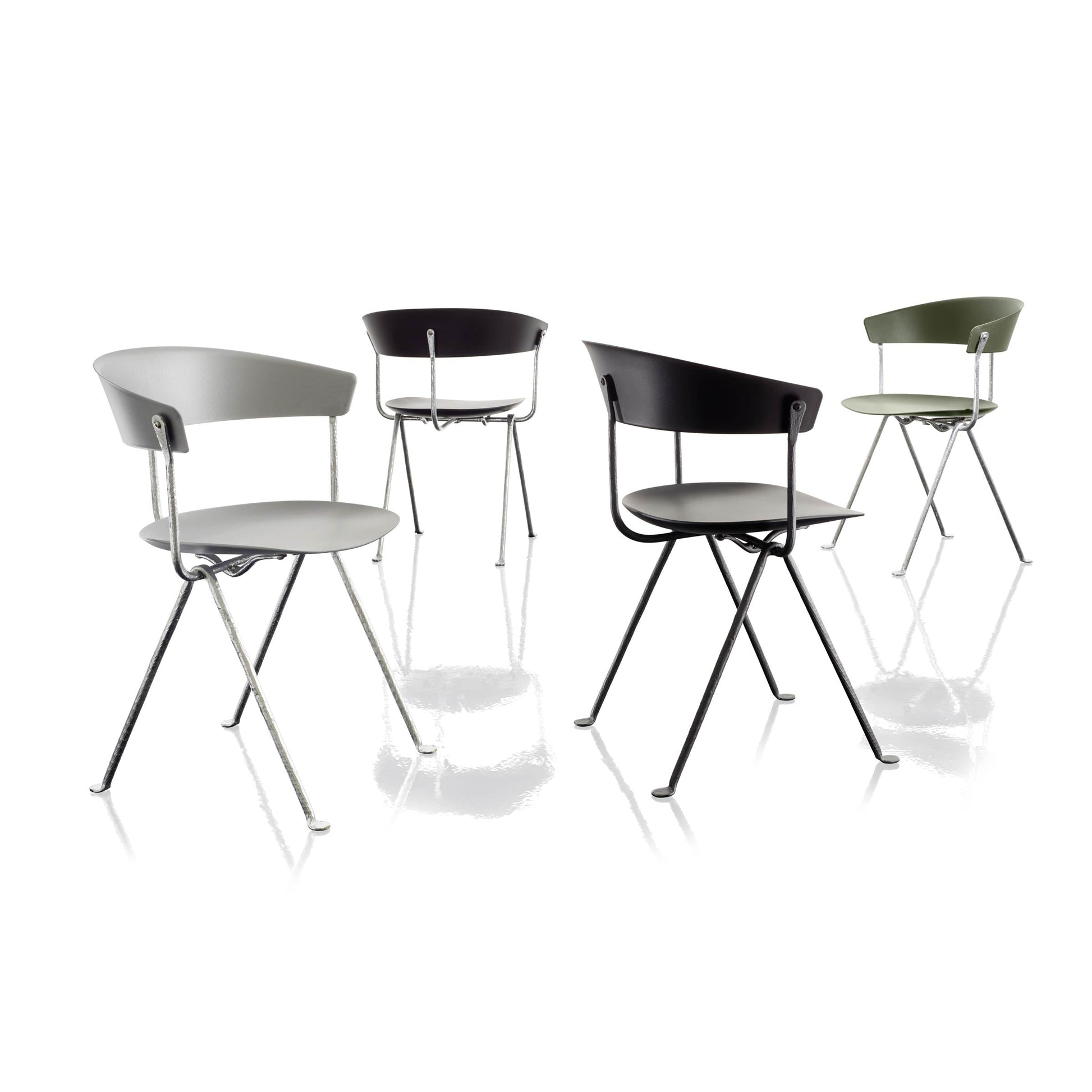 Magis Officina Dining Chair – Ronan & Erwan Bouroullec Wrought Iron Seat