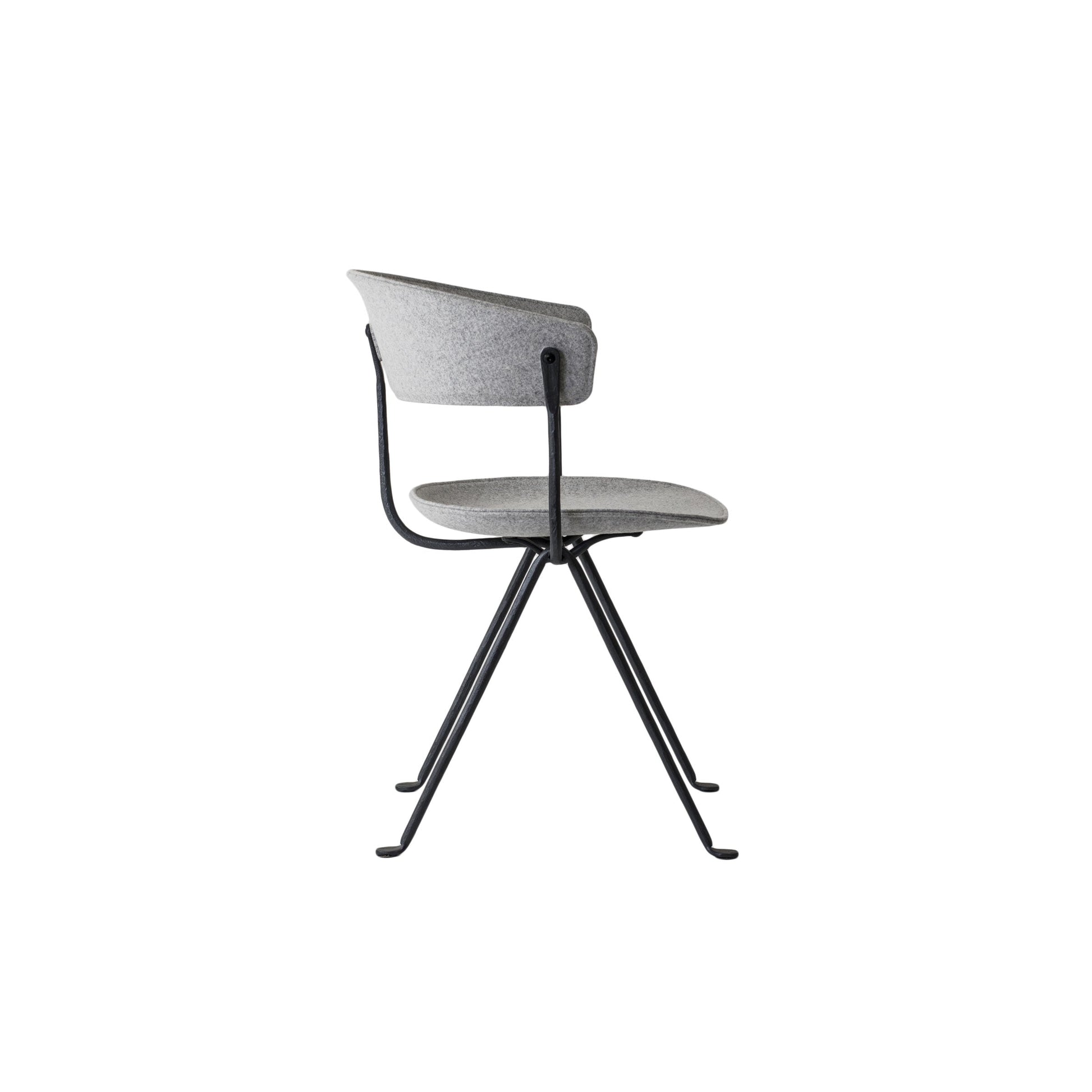 Luxury OFFICINA Upholstered Dining Armchair Modern Italian Style for Villa